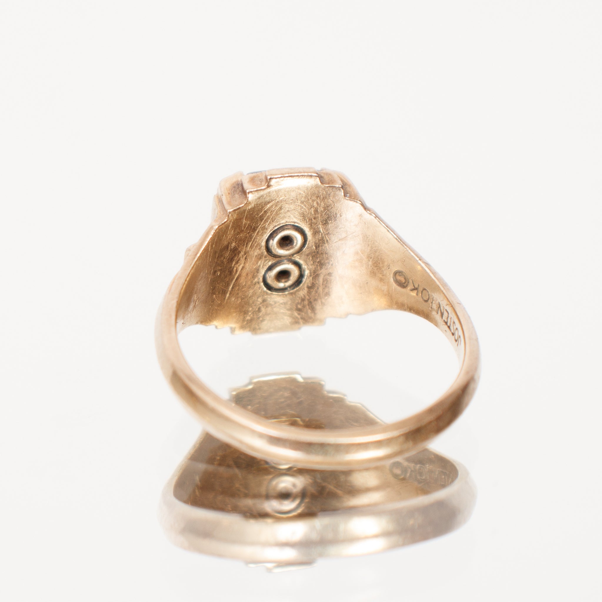 Josten 10K Gold & Mother of Pearl Class of '69 Ring – Mercy Vintage