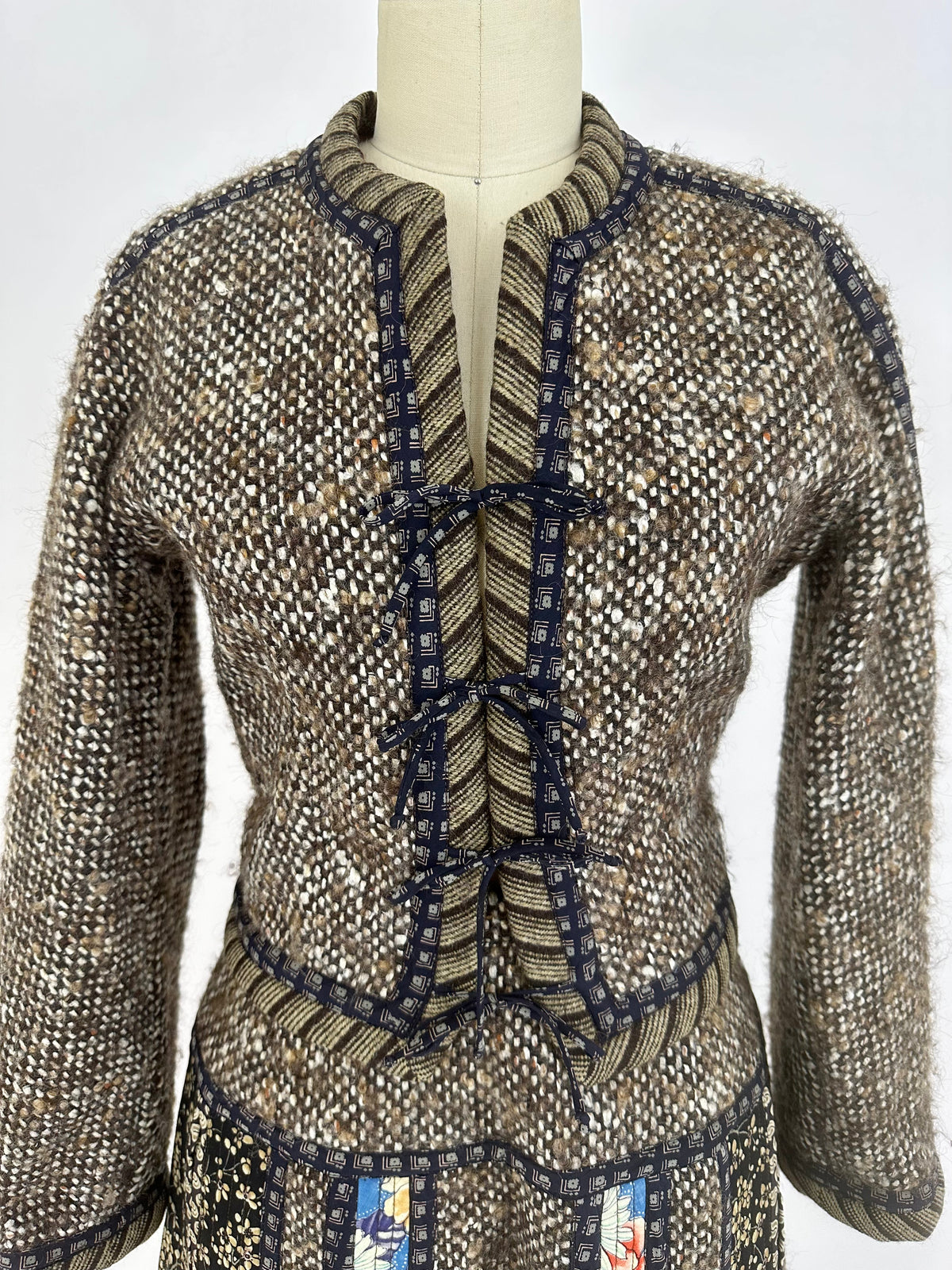 Koos van den akker Vintage ロングマント Koos Van Den Akker Reversible Patchwork Coat