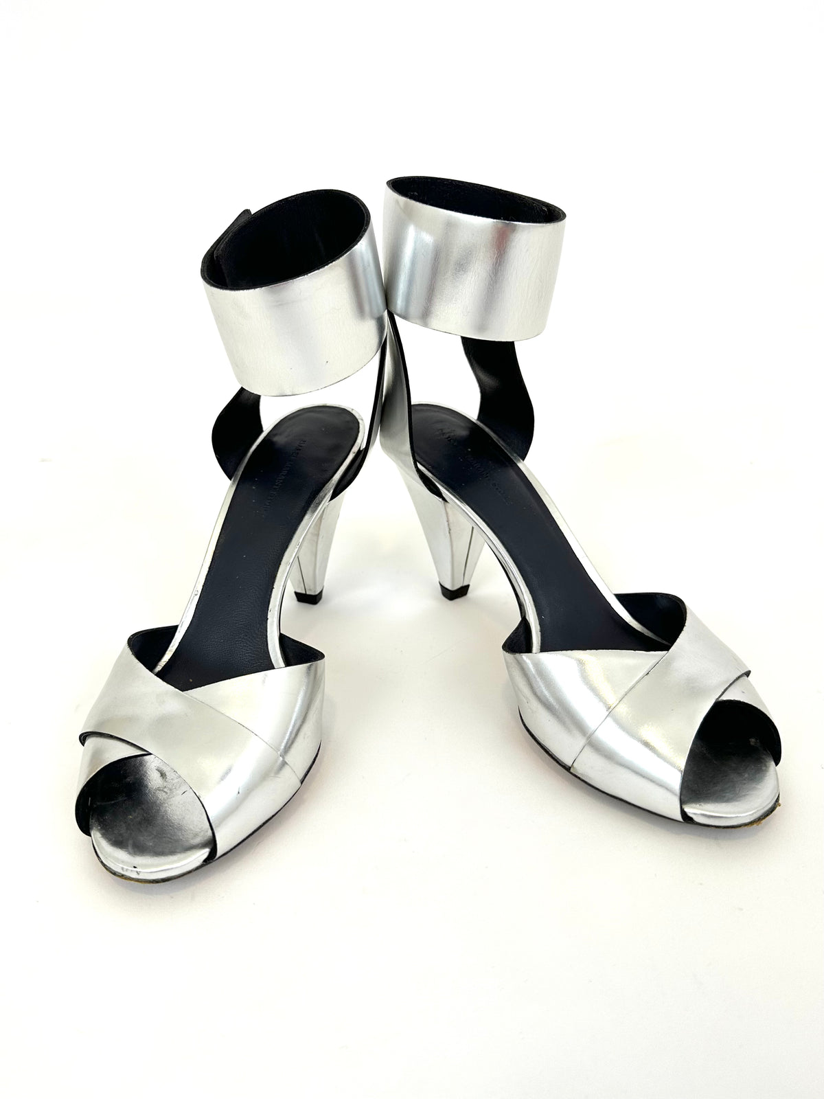 Isabel Marant Ètoile Meegan Metallic Heels | Mercy Vintage