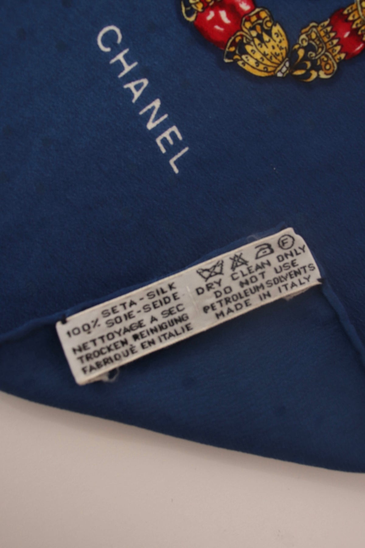 Chanel Silk Gem Chain Print Scarf* Chanel Silk Gem Chain Print Scarf*