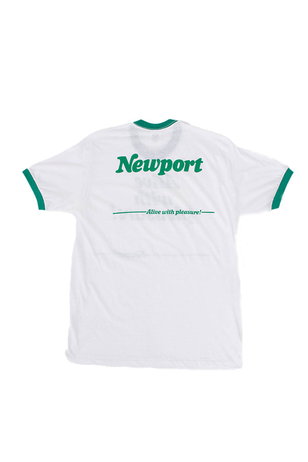 1980s Newport Cigarettes Ringer Tee | Mercy Vintage