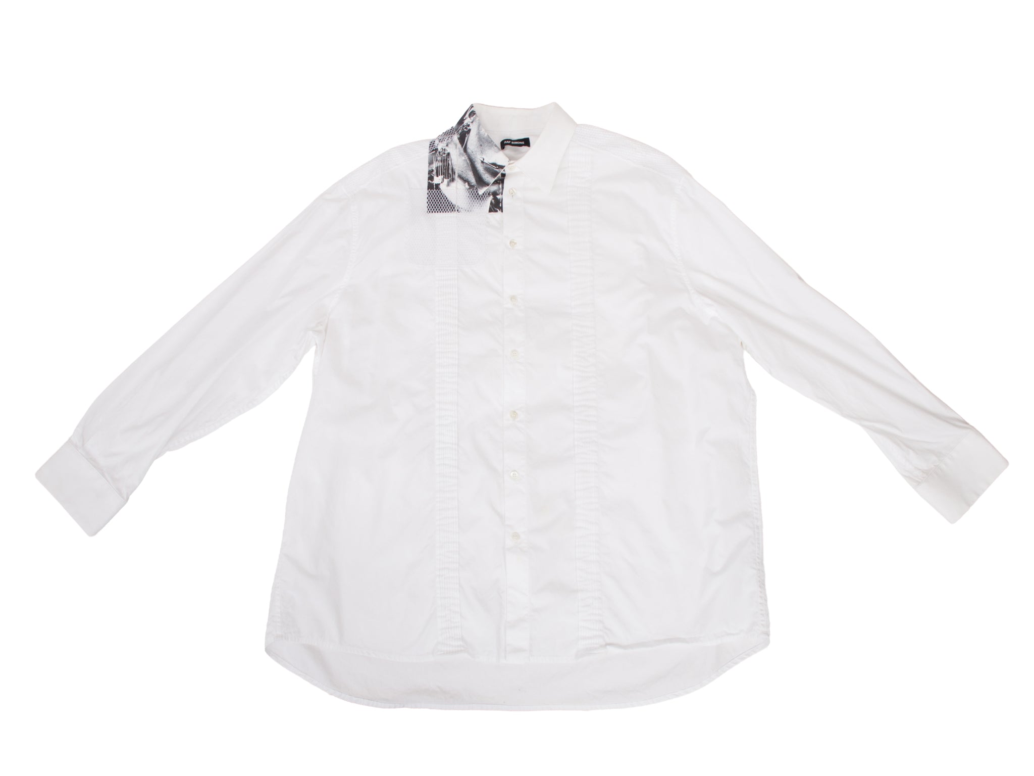 SS 2019 Raf Simons Mesh & Graphic Detail Shirt – Mercy Vintage
