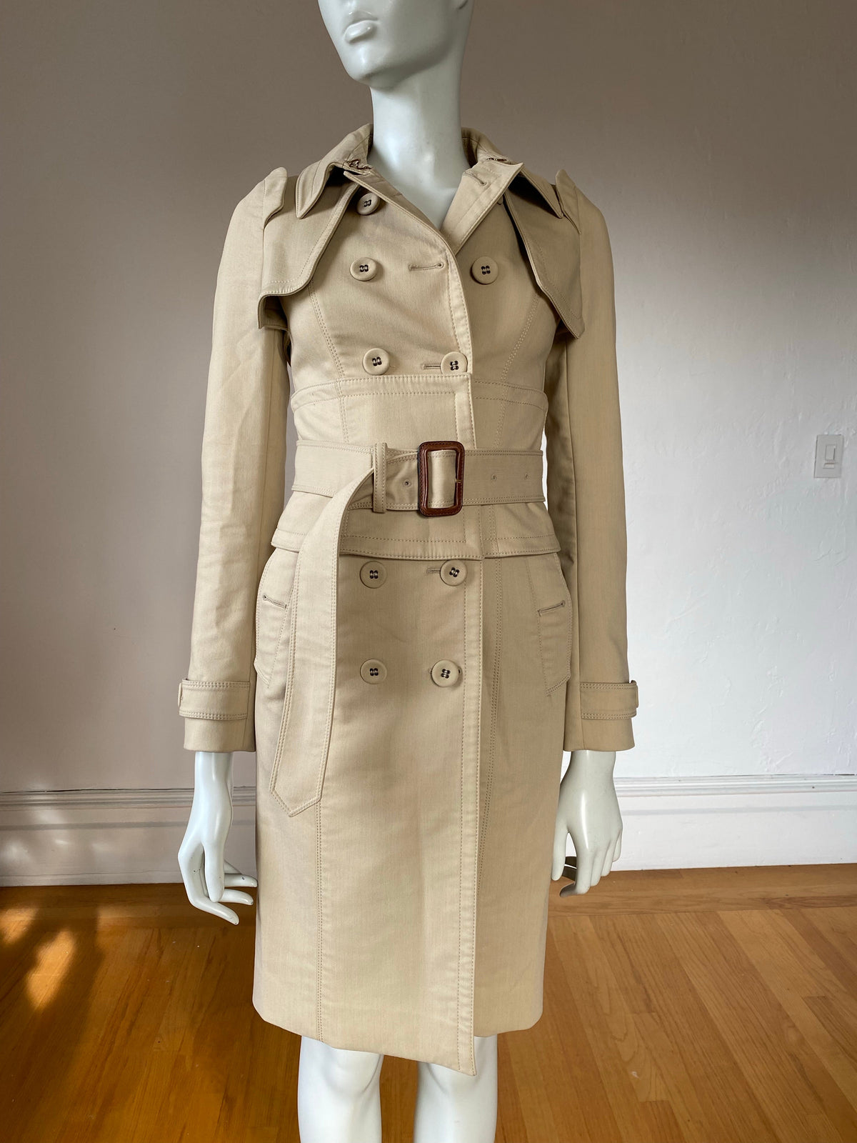 Burberry Prorsum Corset Waist Trench* | Mercy Vintage
