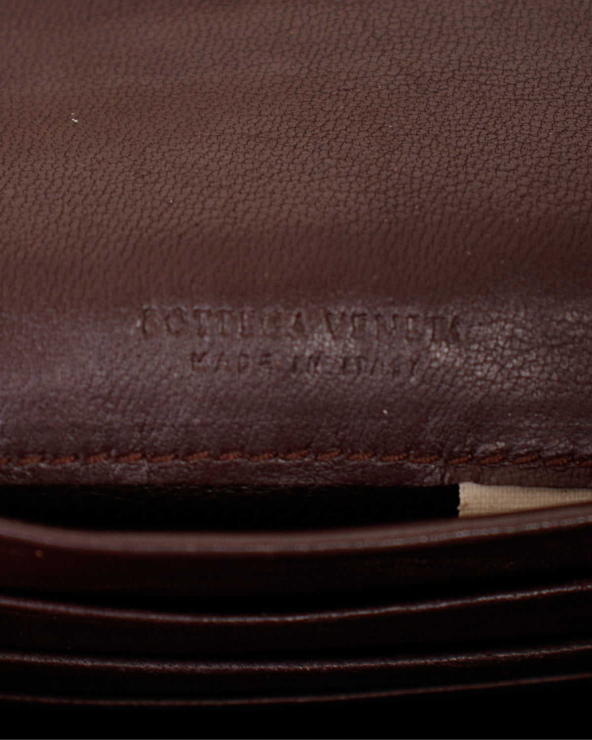 Bottega Veneta Intrecciato Metallic Wallet