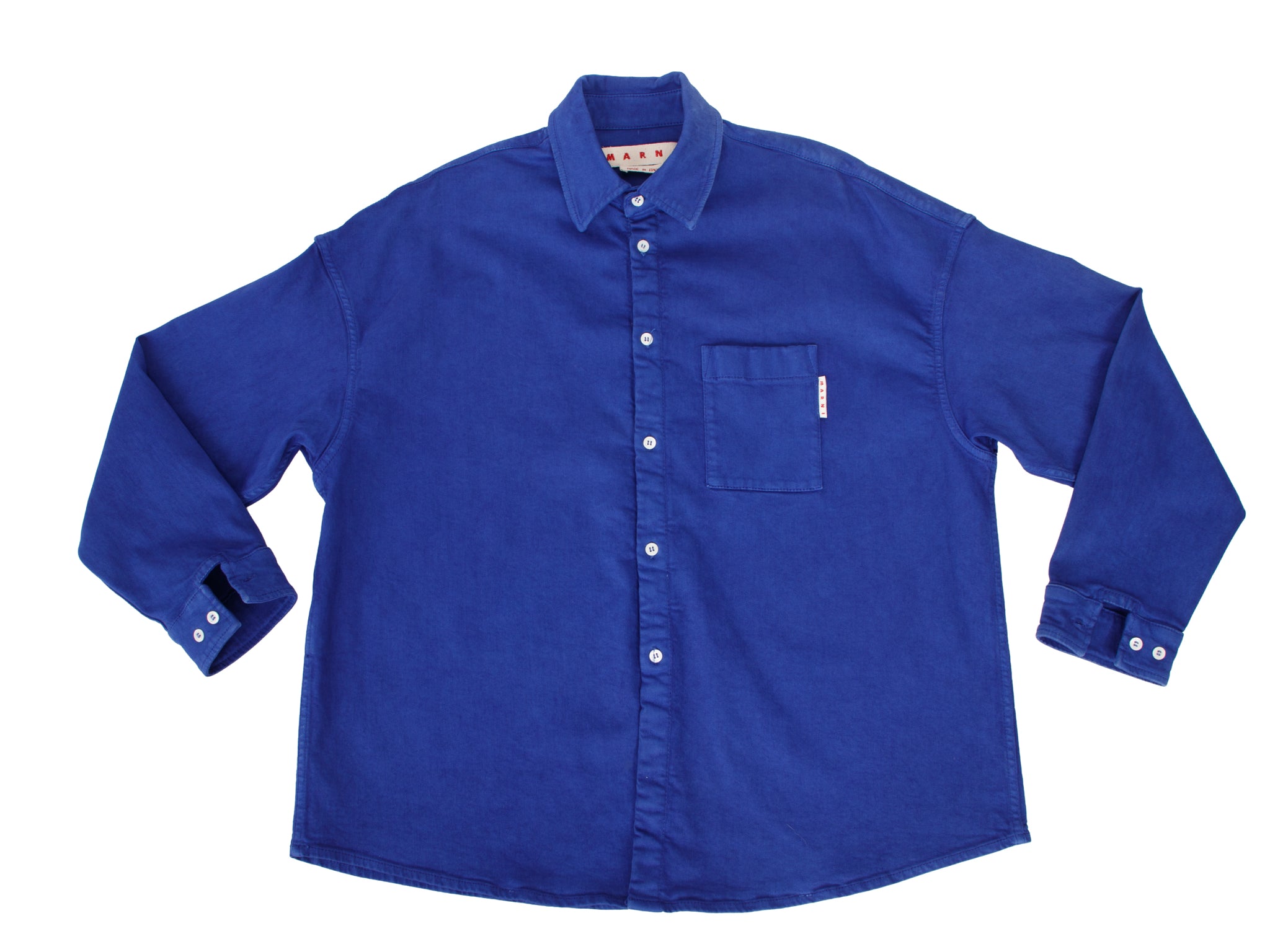 Marni Twill Garment Dyed Overshirt
