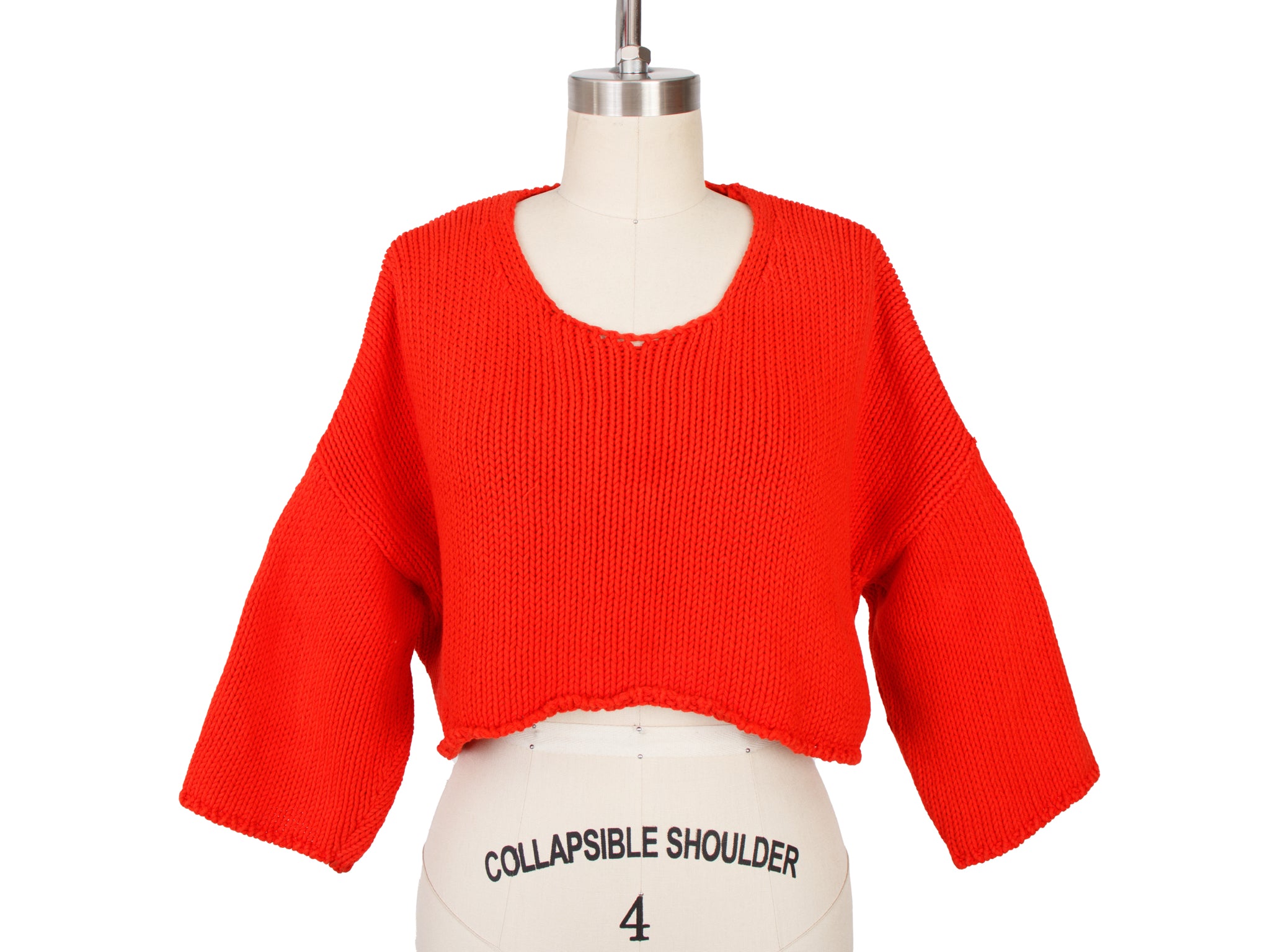 Babaa Cotton Cropped Sweater