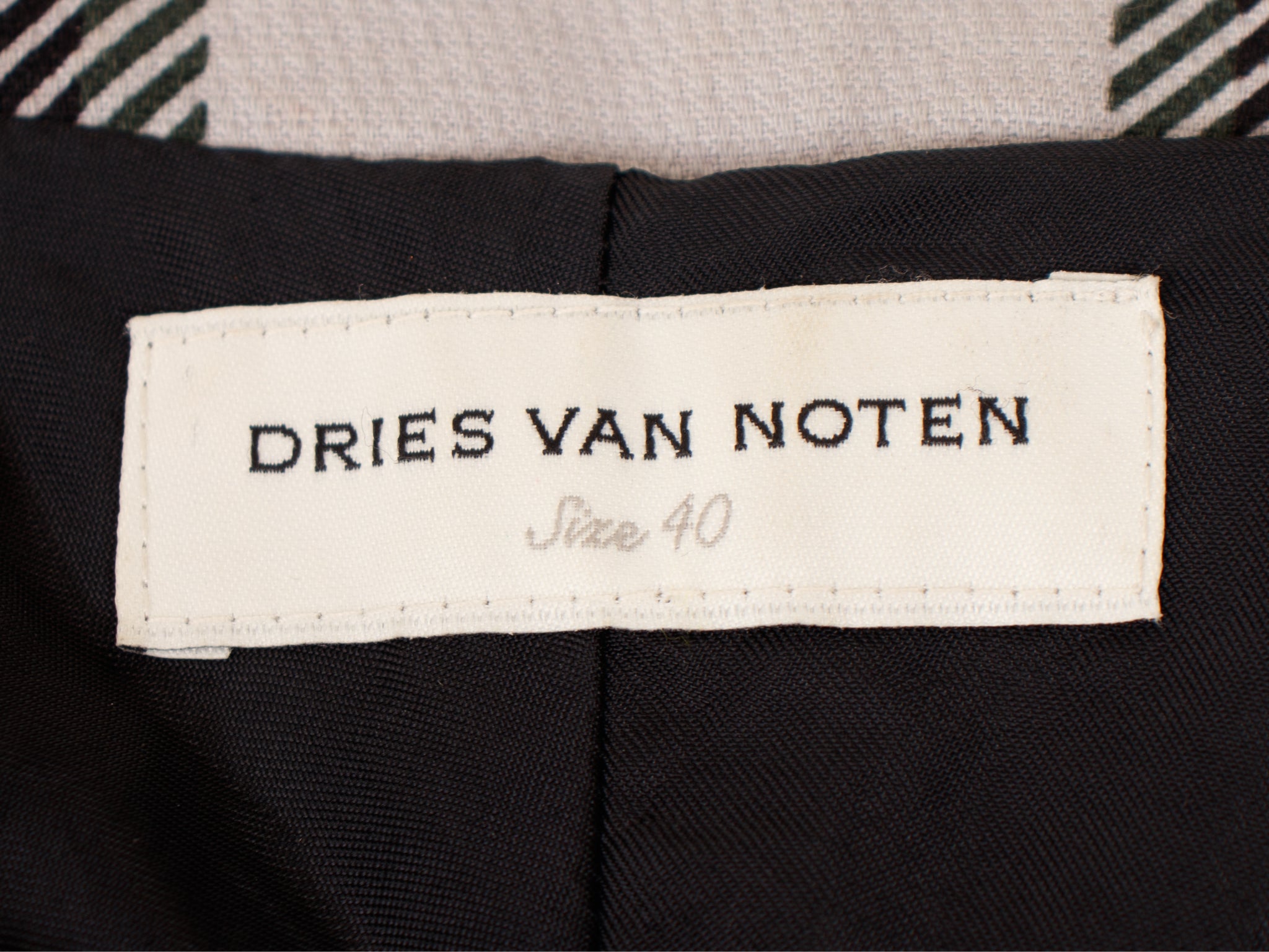 Dries Van Noten Tartan Dual Zip Bomber
