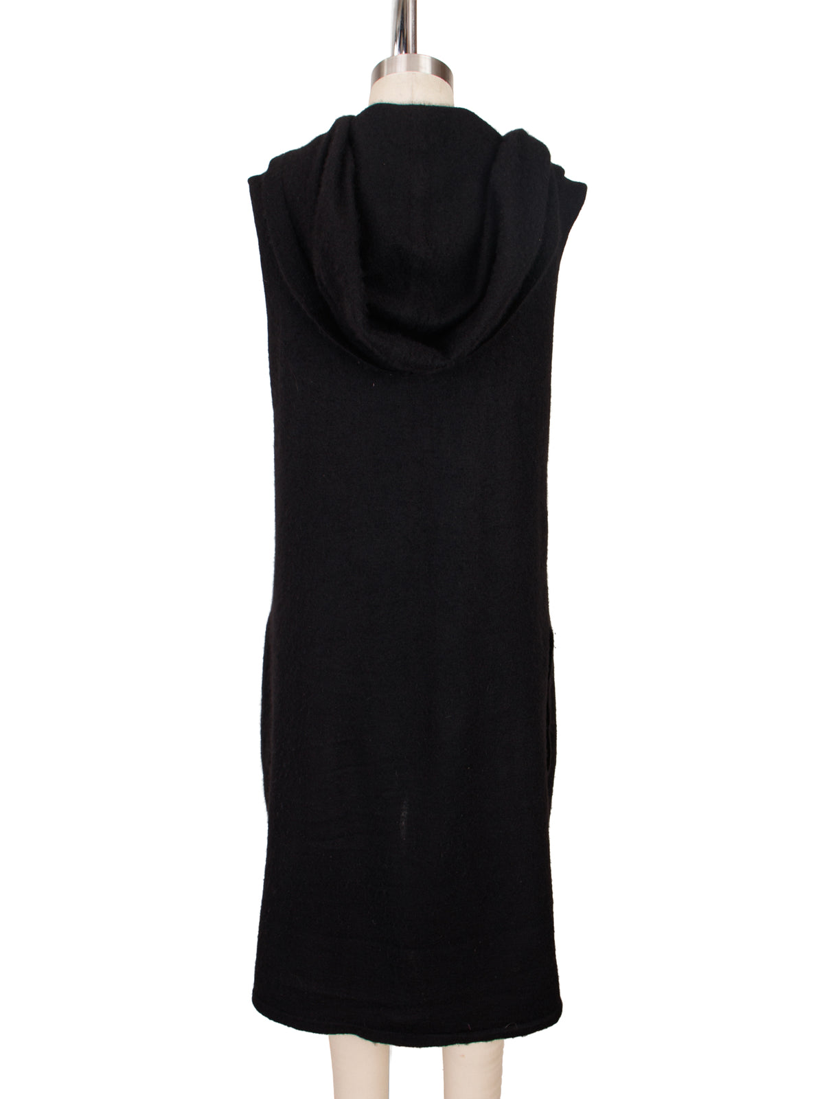 2016 Rick Owens Hooded Longline Vest