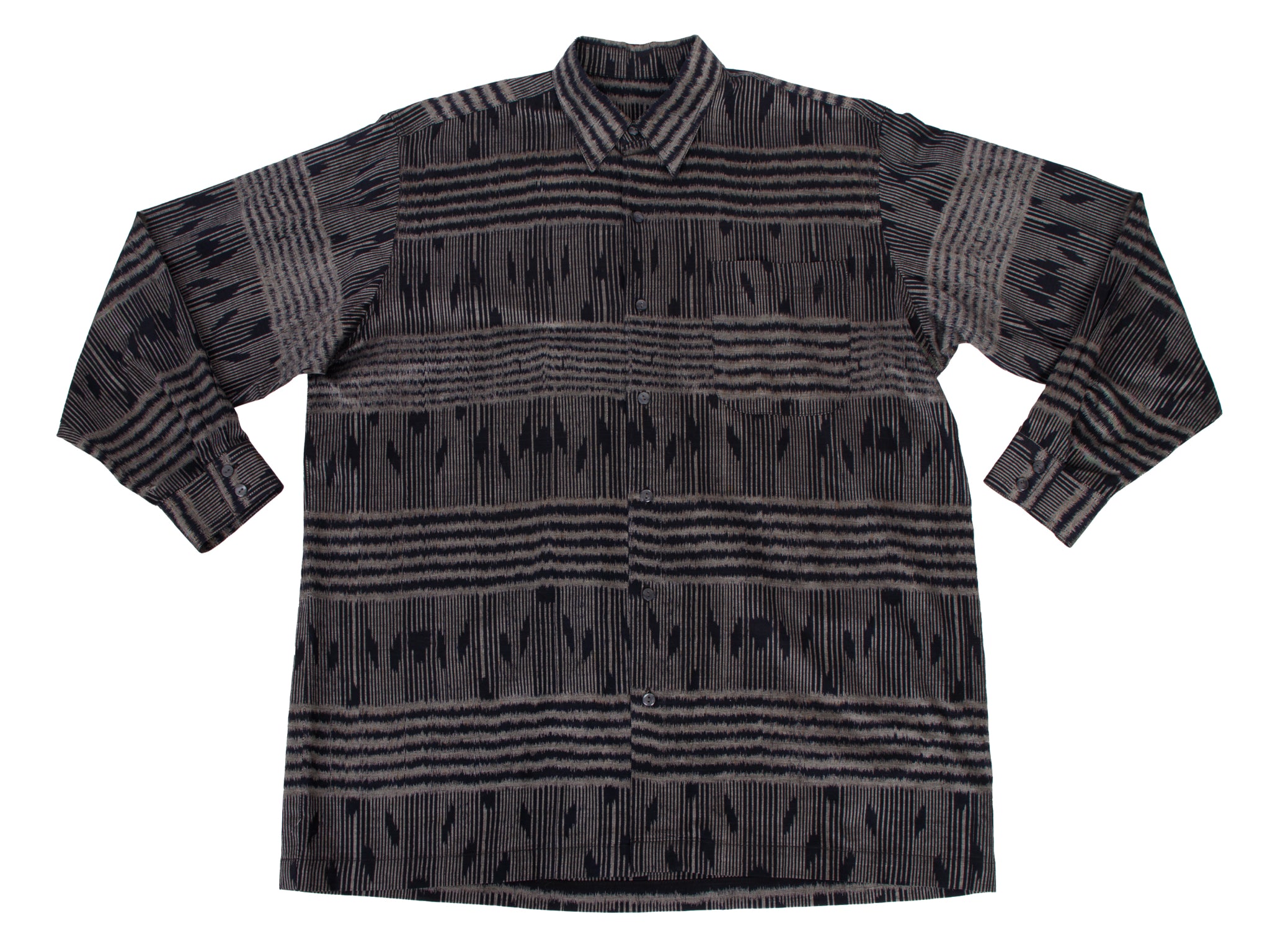 Nogo Handwoven Moire Pattern Shirt
