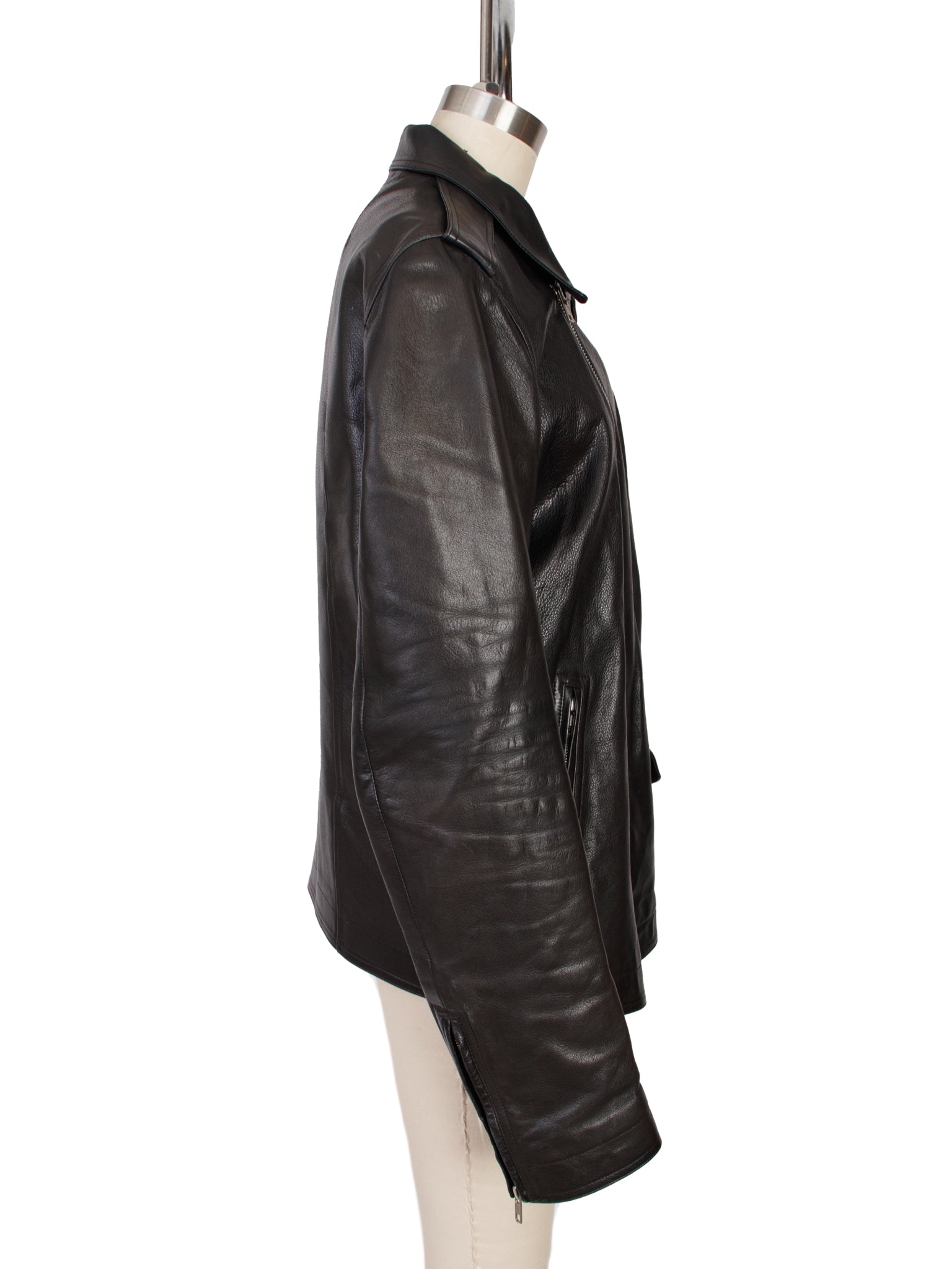 Rick Owens Stooges Leather Biker Jacket