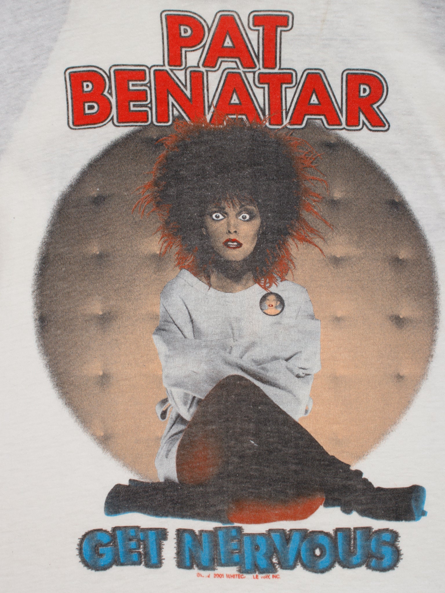 1982 Pat Benatar Get Nervous Raglan Tee