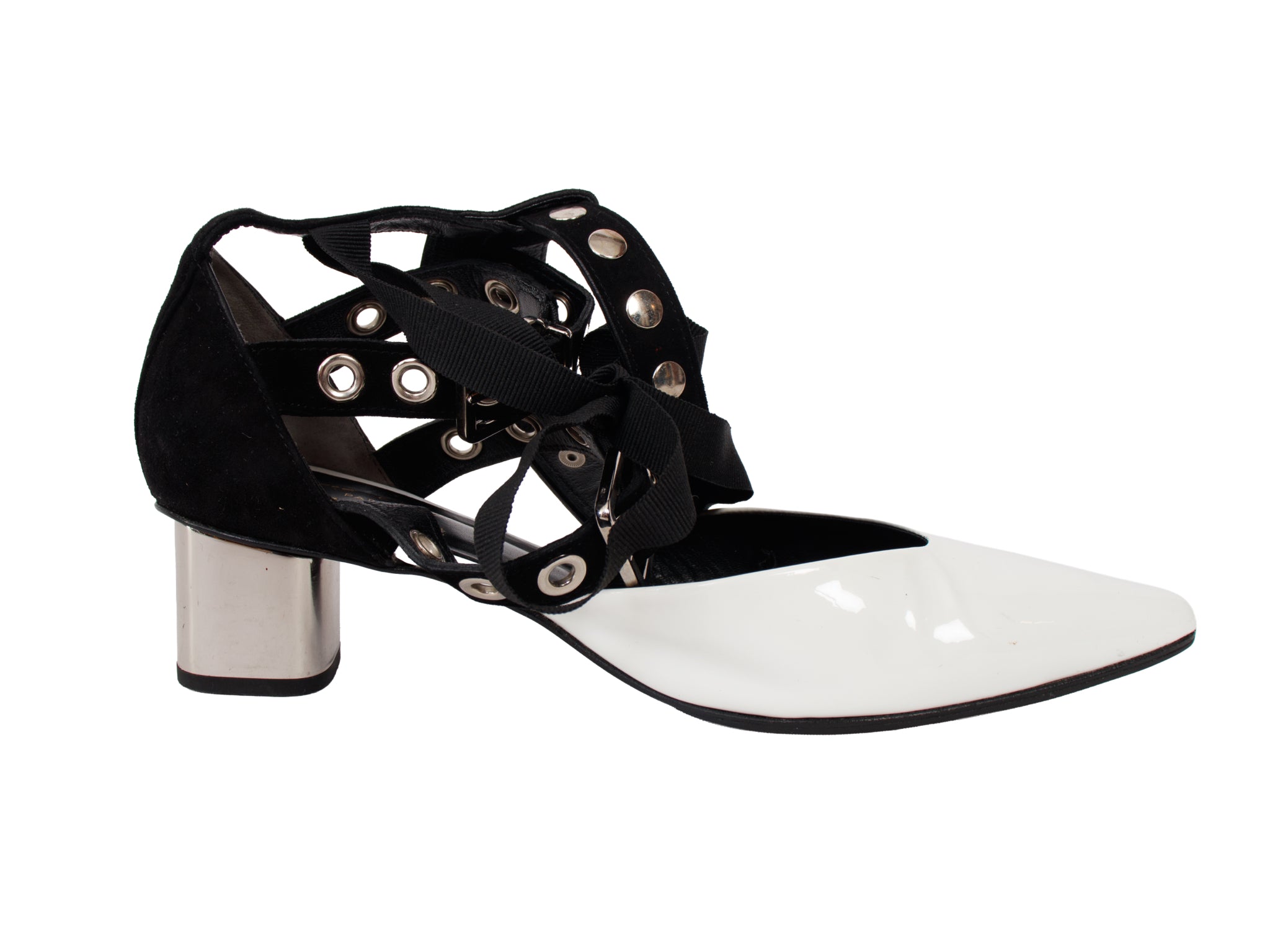 Robert Clergerie x Self Portrait Susa Grommet Kitten Heels