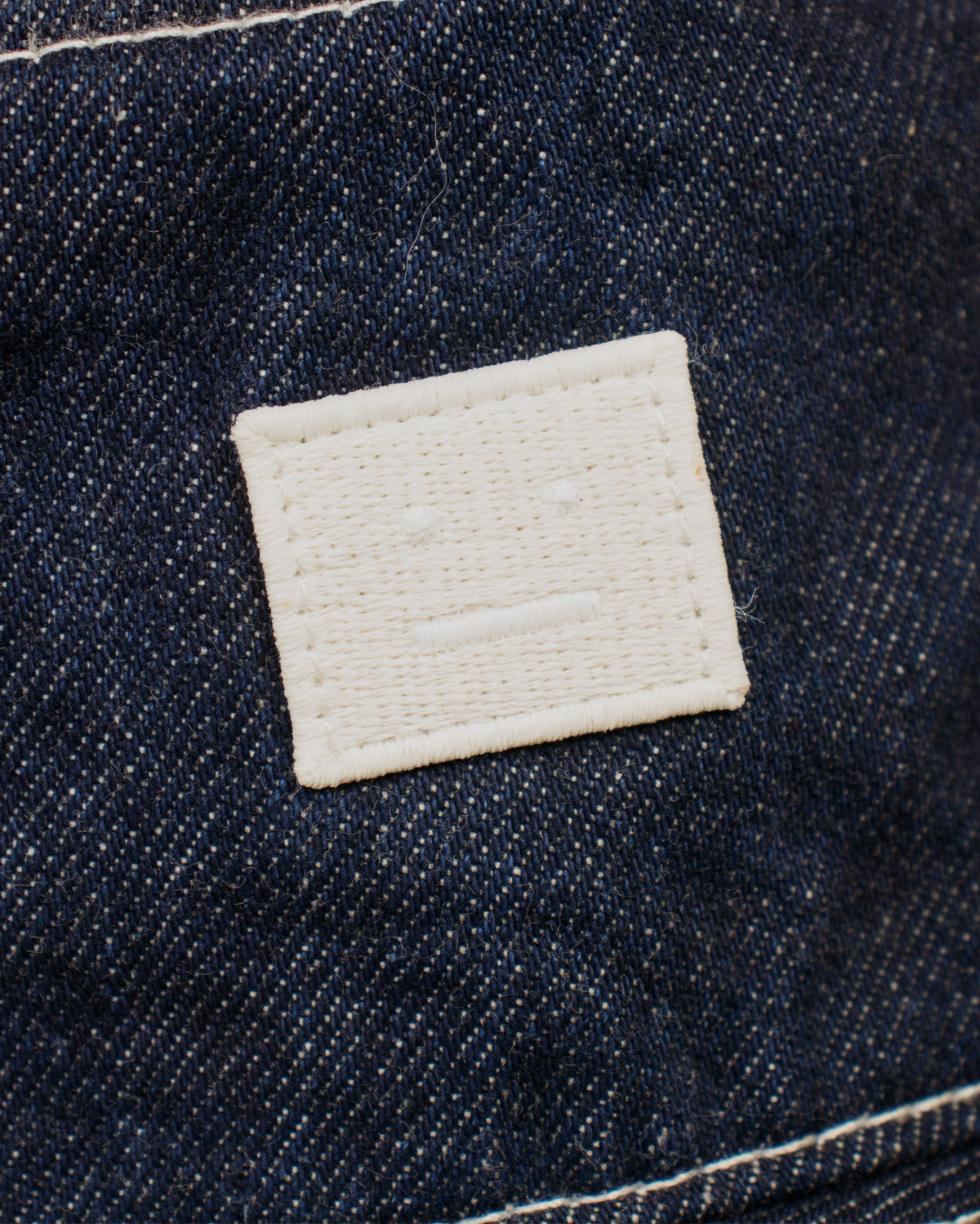 Acne Studios Denim Face Patch Bucket Hat