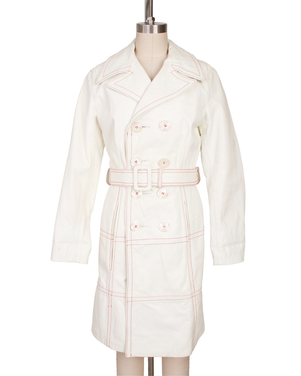Diesel Leather Trench Coat