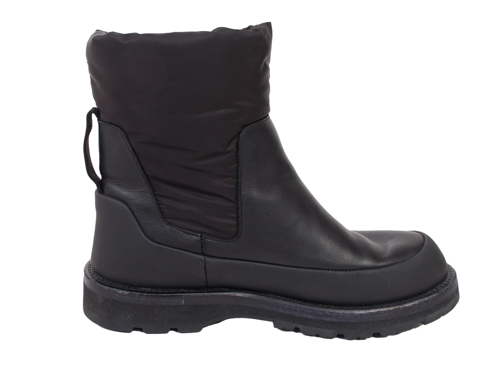Moncler Leather &  Nylon Puffer Boots