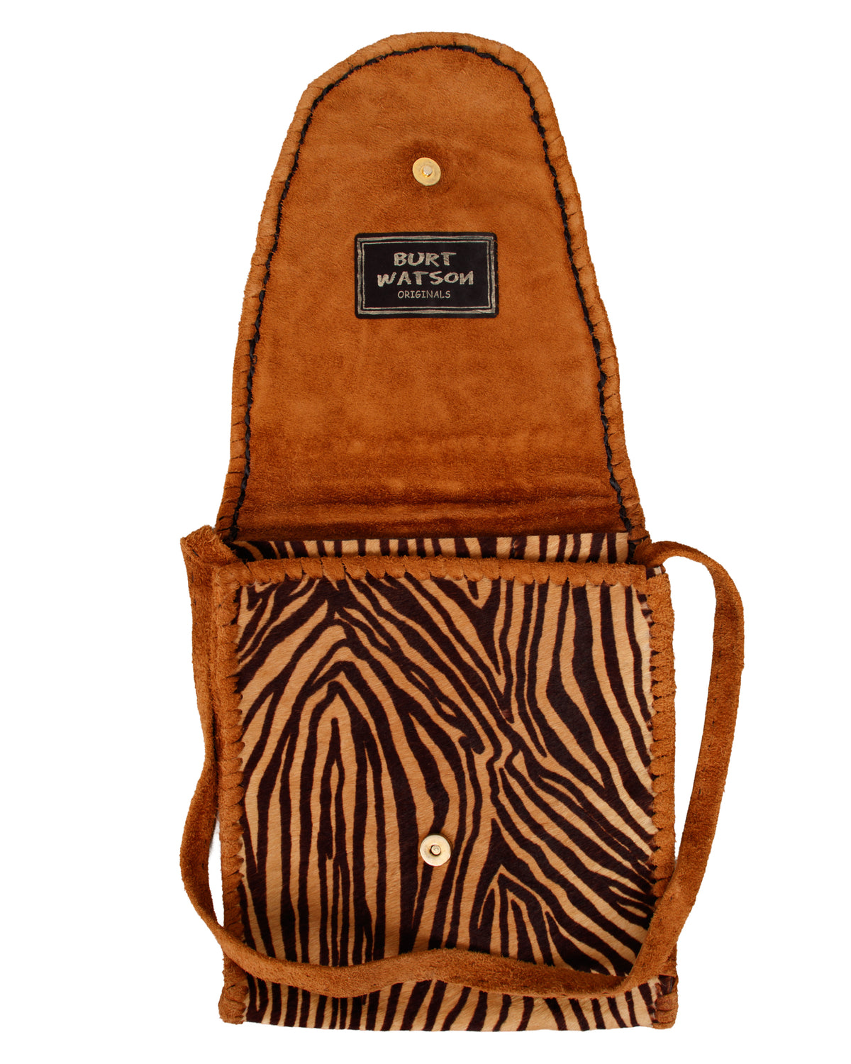 Burt Watson Raw Hide Zebra Print Bag