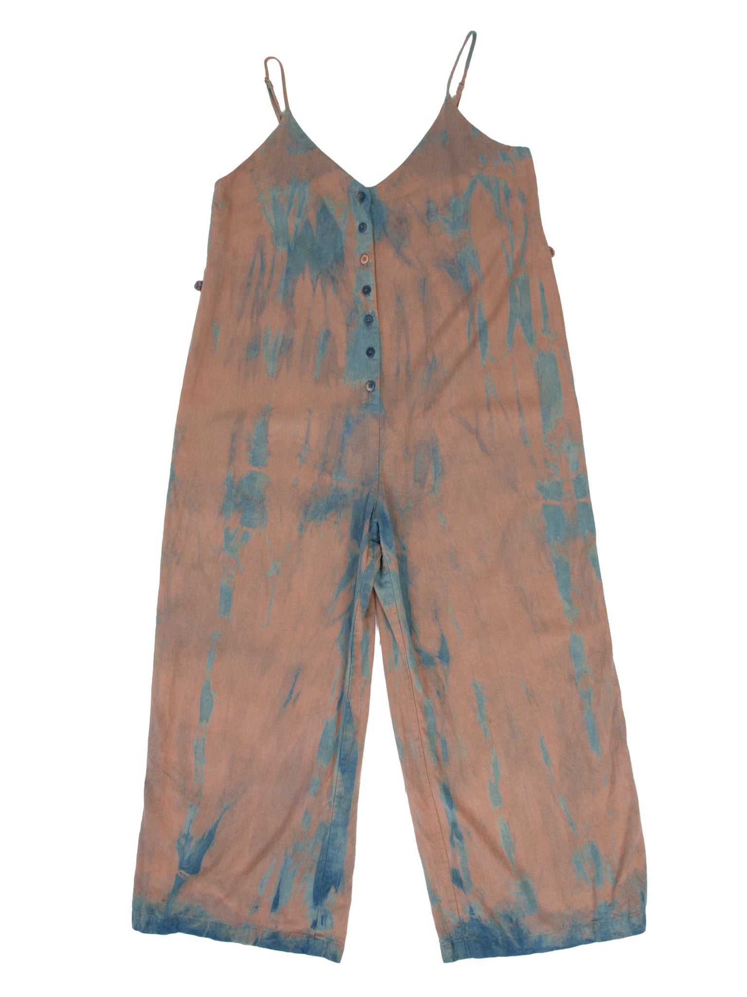 Mercy x Rumpled Aristocrat Raw Silk Tie Dye Jumpsuit