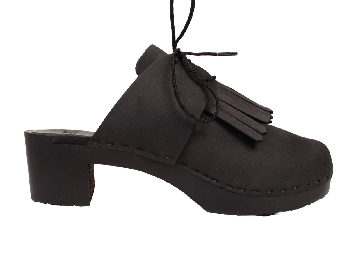 Bryr Camilla Fringe Kilt  Clogs