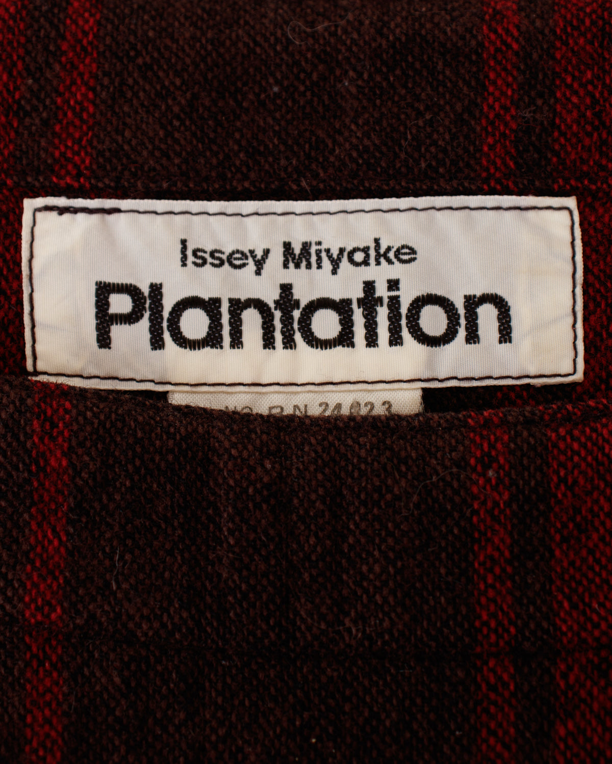 Issey Miyake Plantation Wool Striped Dress