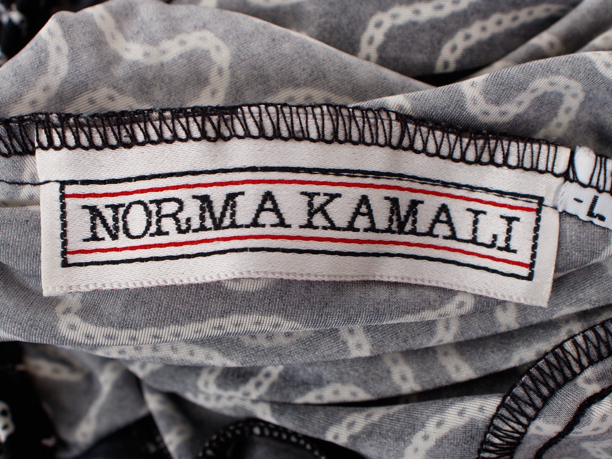 Norma Kamali Squiggle Bodysuit