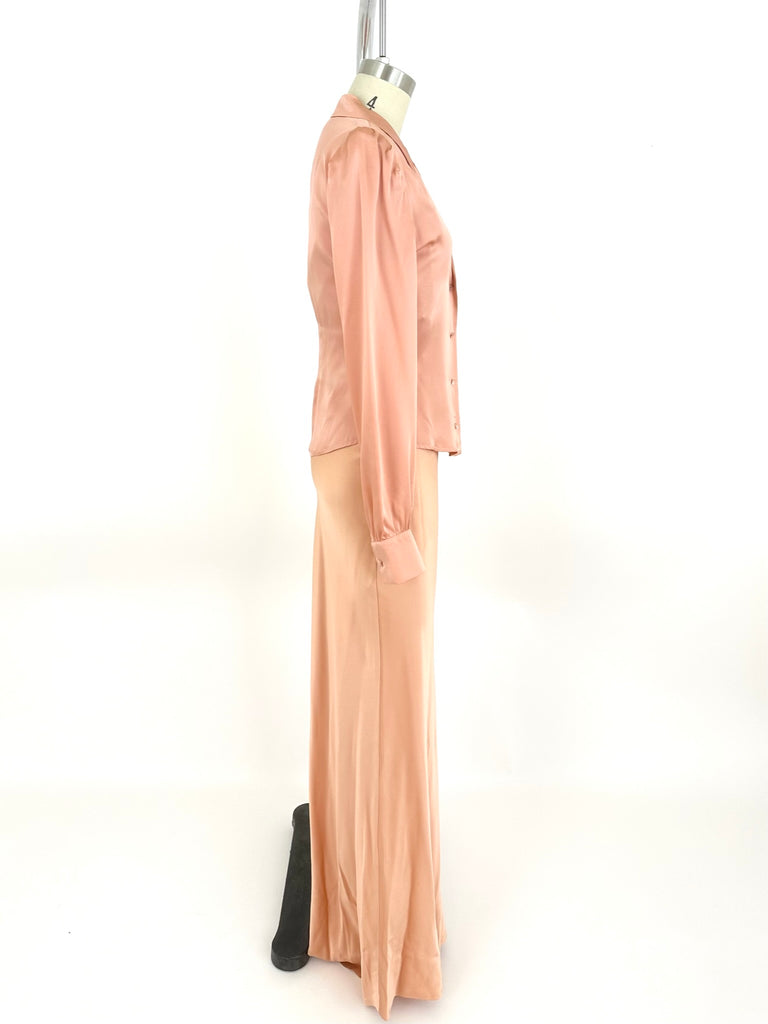 Chloé Silk Evening Gown Set*