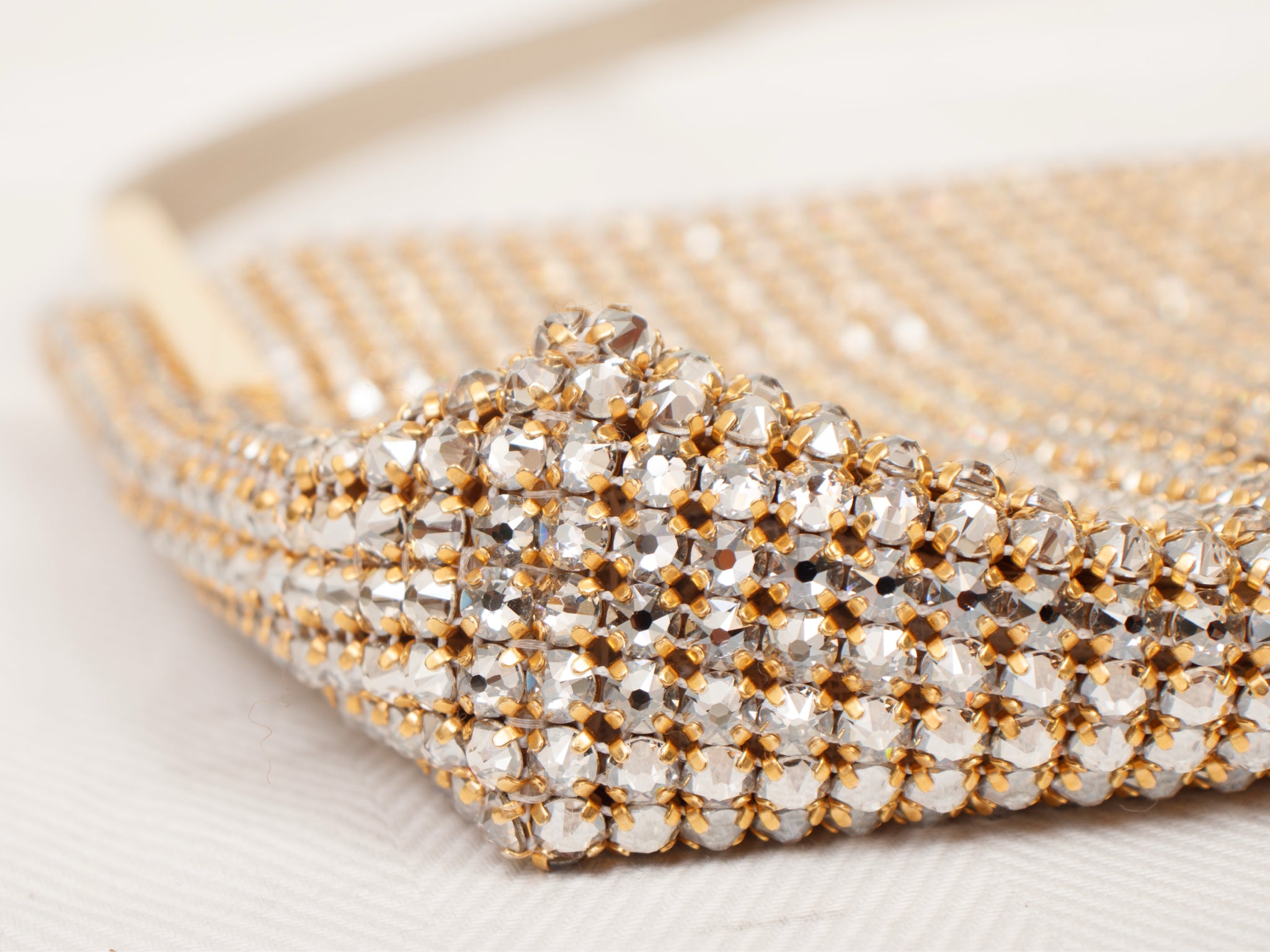 Saint Laurent Suzanne Crystal Shoulder Bag