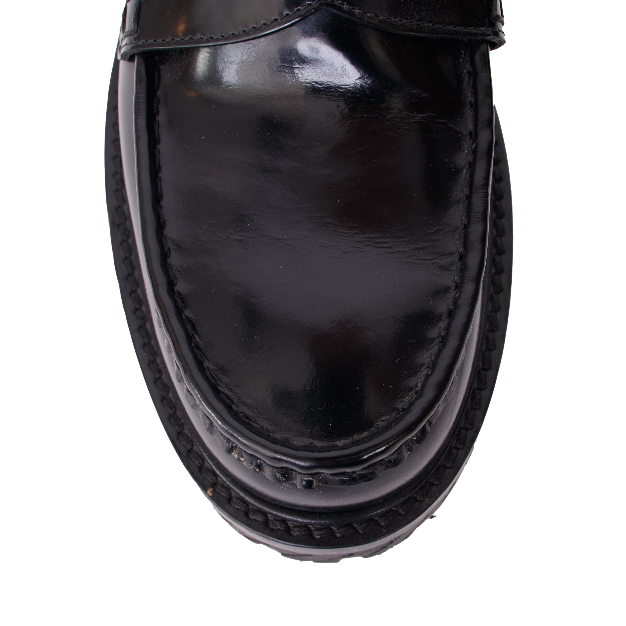 Off-White Patent Leather Loafers