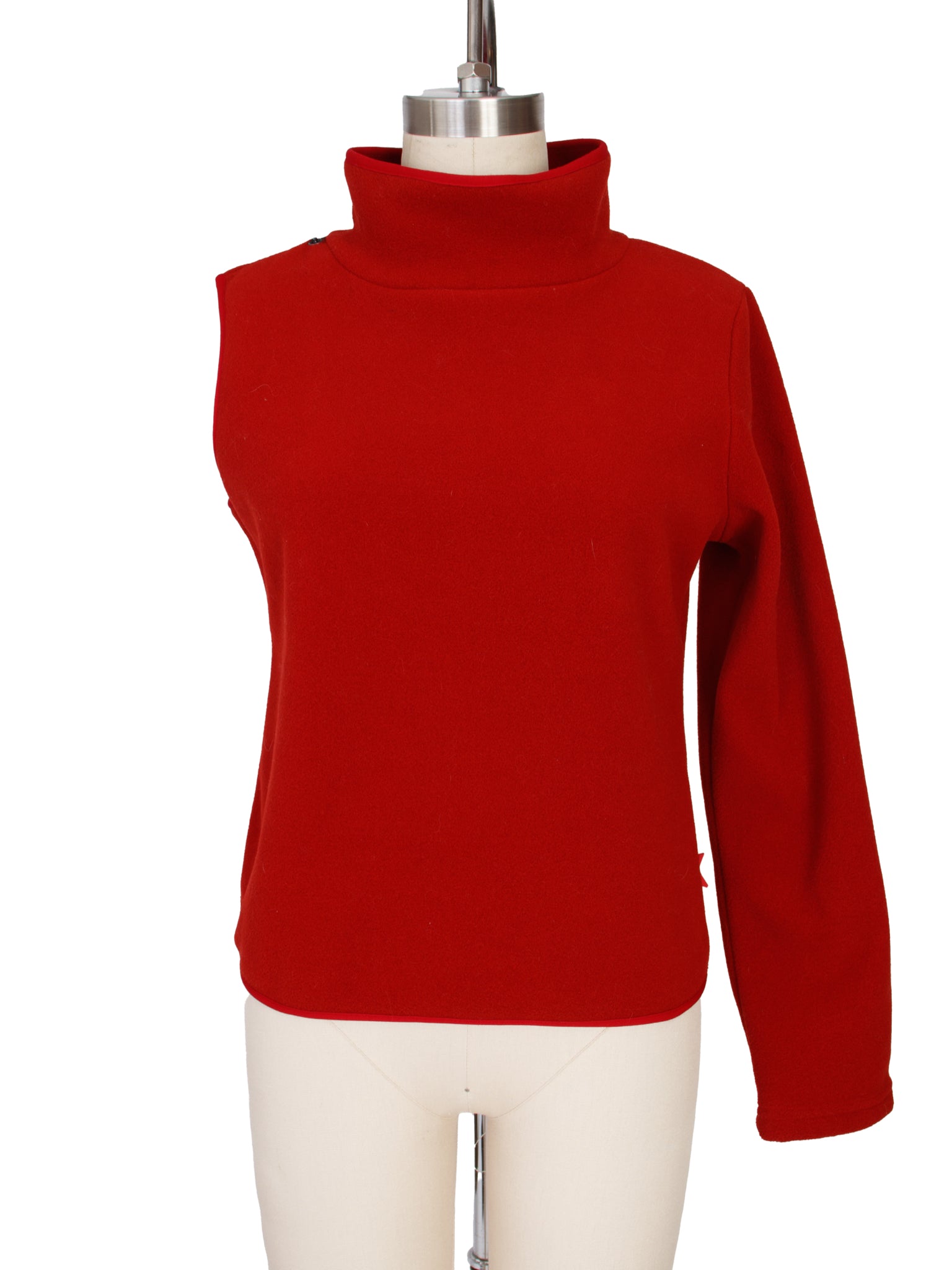 Cop Copine Fleece Detachable Single Sleeve Overlay Top