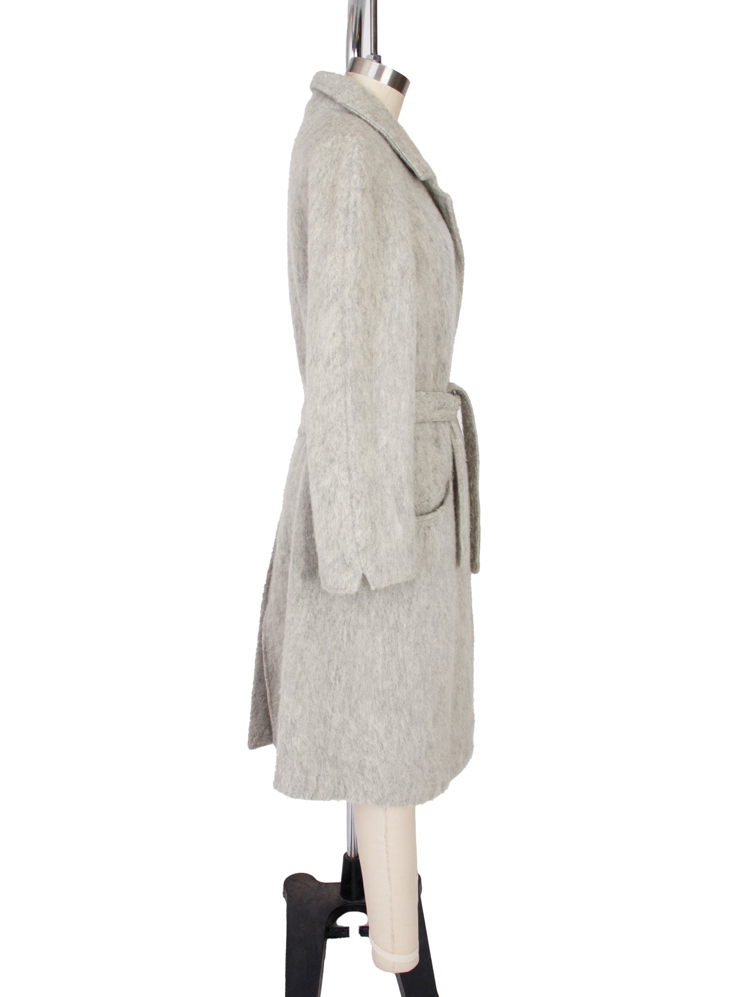 Baserange Brushed Wool Belted Coat