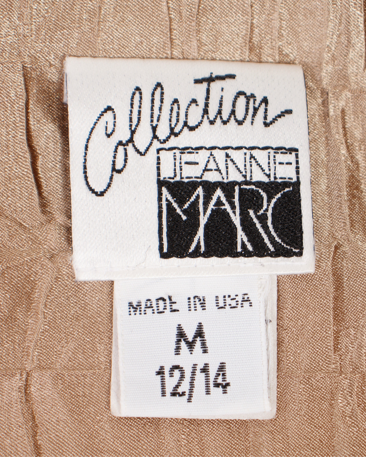 Jeanne Marc Satin & Organza Plisse Jacket
