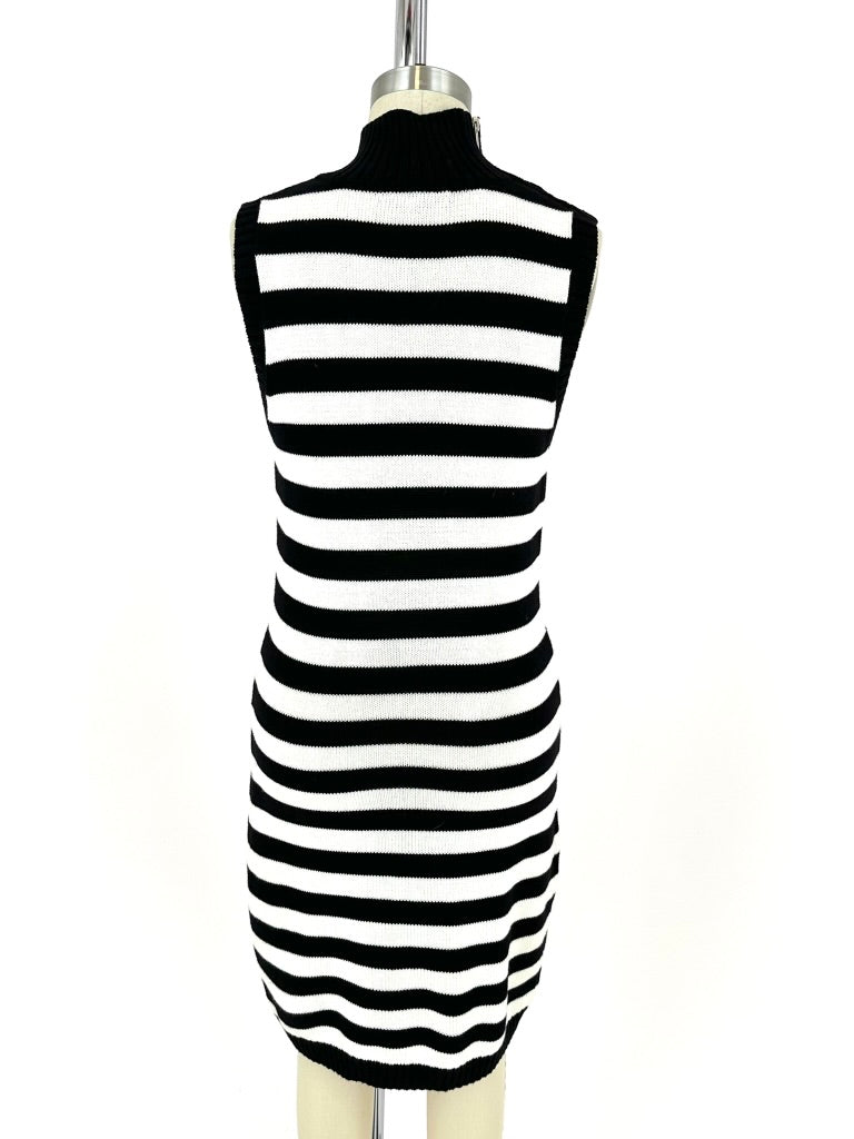 Betsey Johnson Skull Intarsia Striped Dress*
