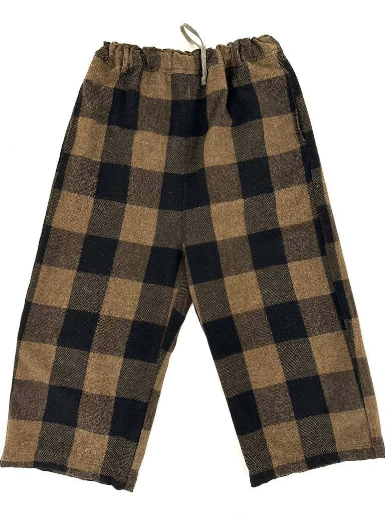 Ichi Antiquities Wool Check Pants