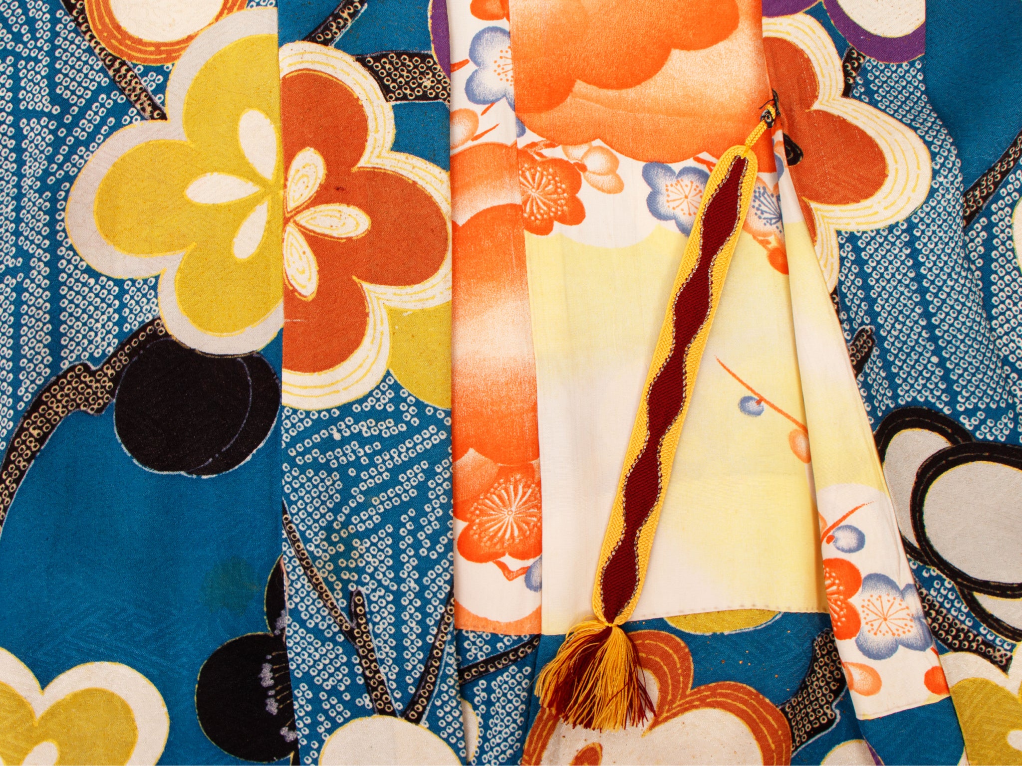 Japanese Silk Floral Haori as-is