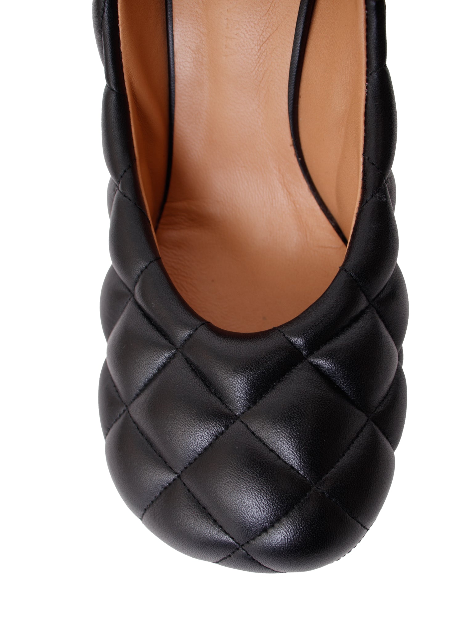 Bottega Veneta Quilted Square Toe Pumps
