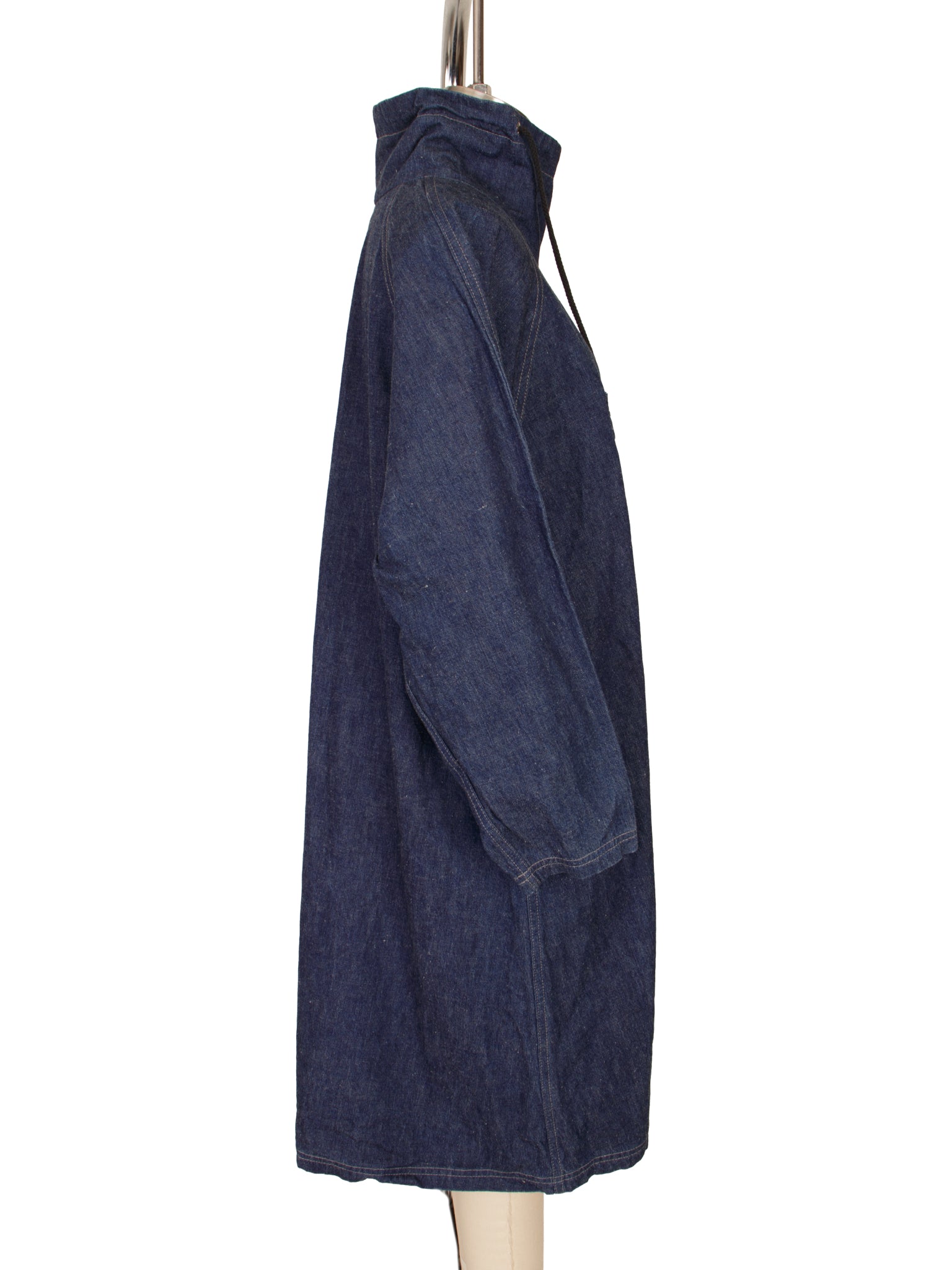 Darkwash Denim Funnel Dress
