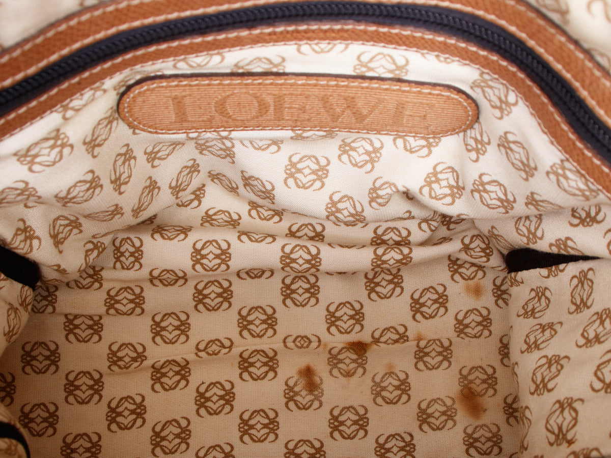 Loewe Anagram Leather Shoulder Bag