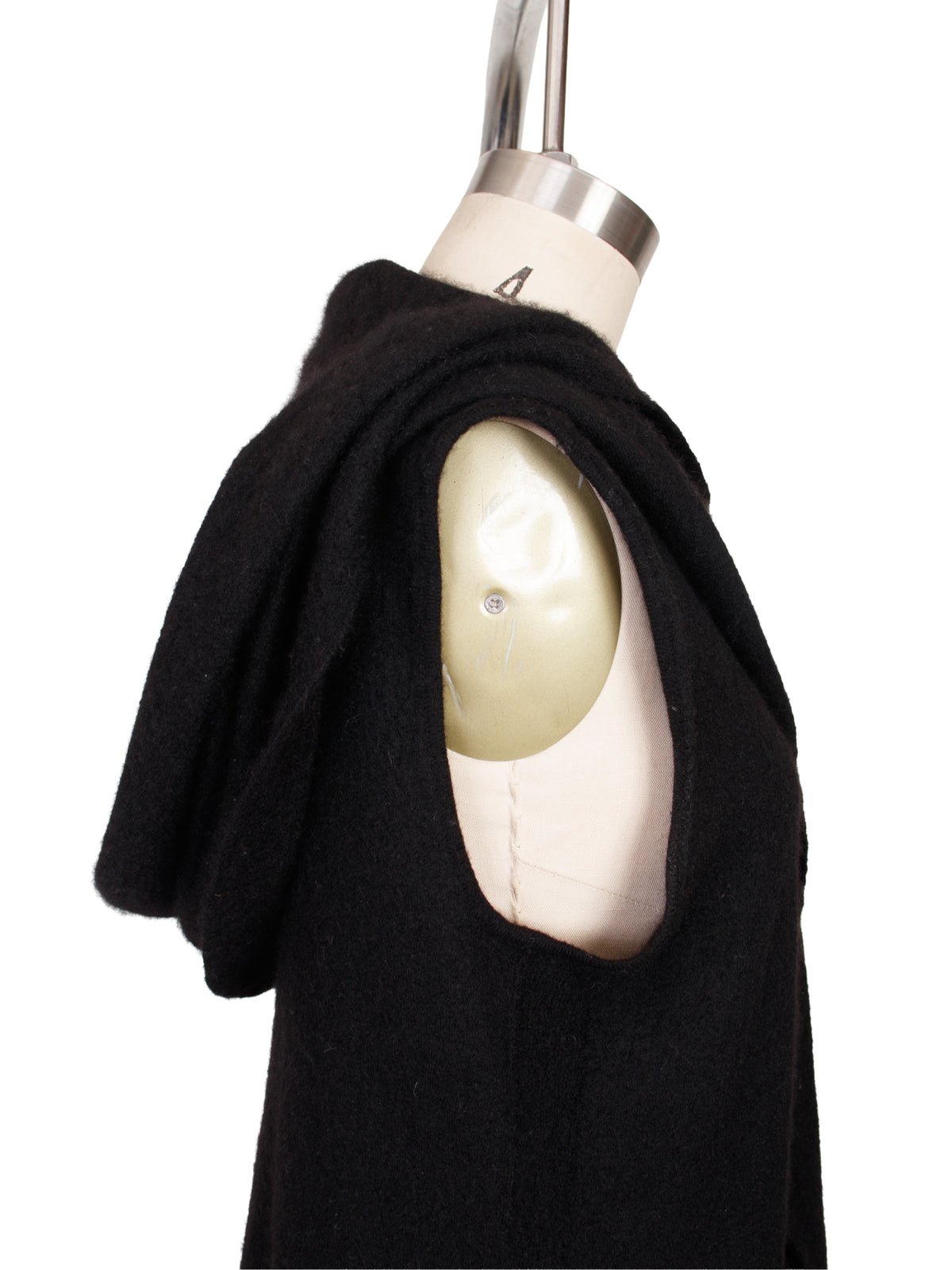 2016 Rick Owens Hooded Longline Vest