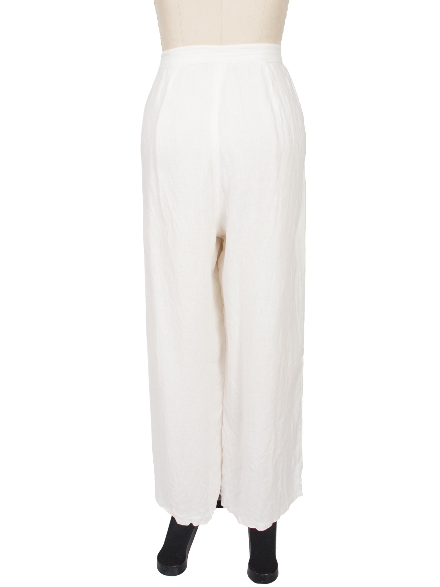 Barney's New York Linen Wide Leg Pants