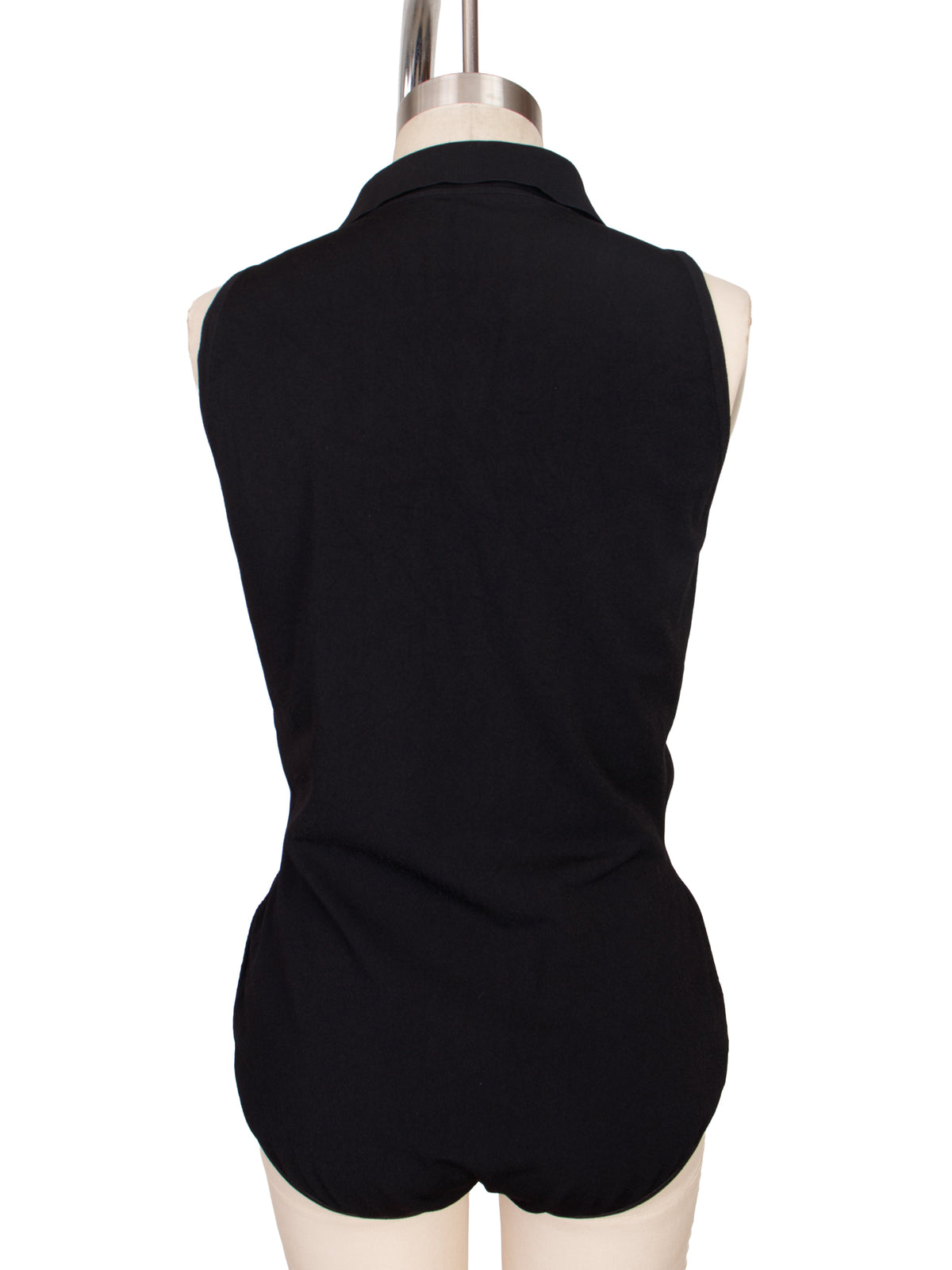 Alaia Sleeveless Polo Bodysuit