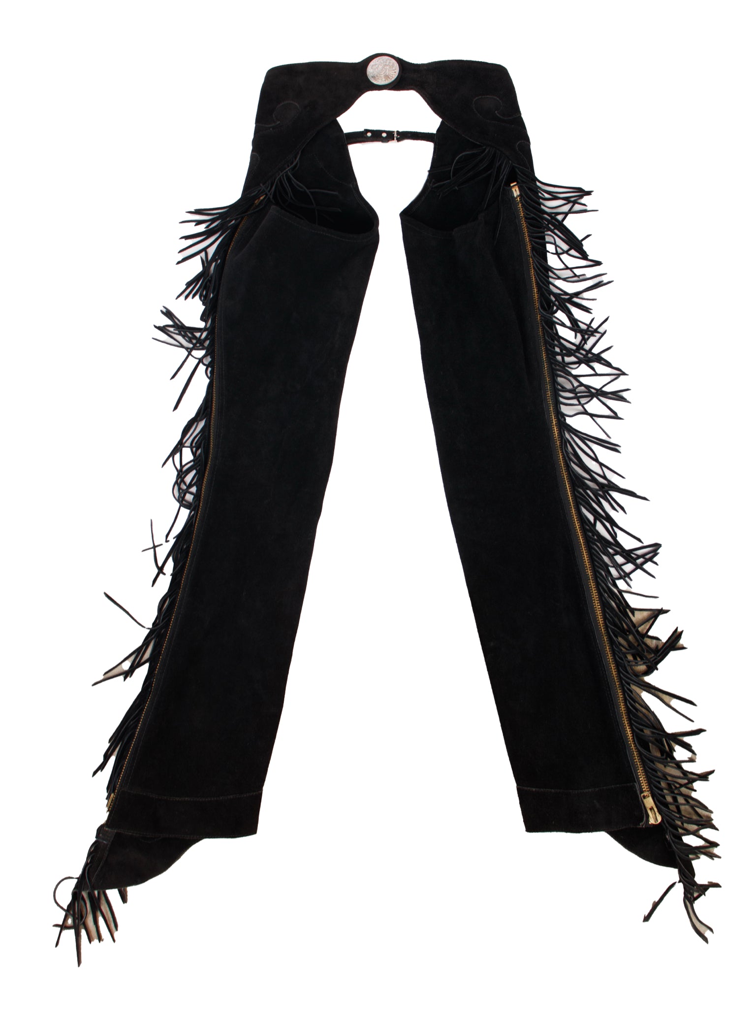 Western Suede Fringe Chaps