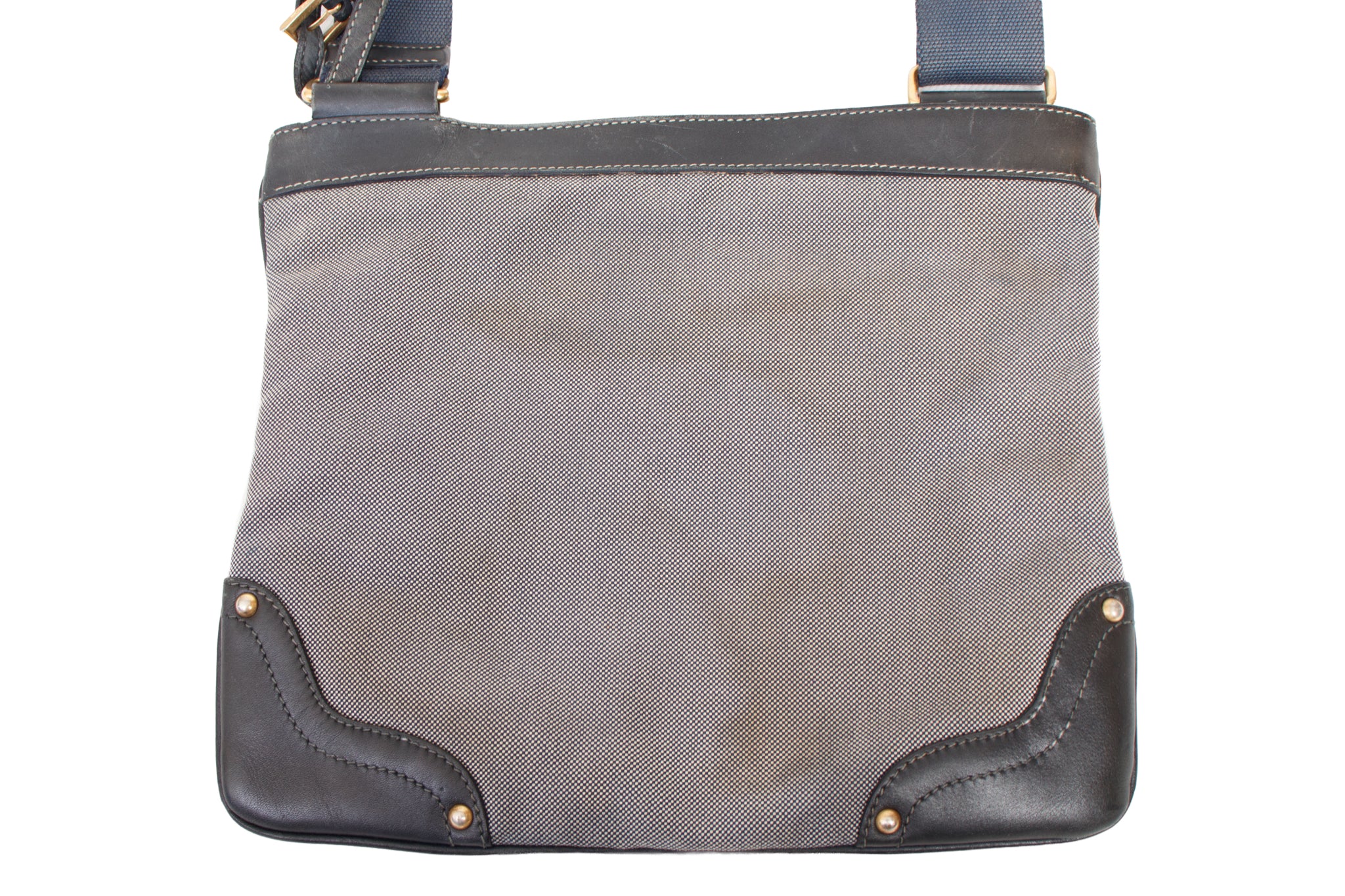 Prada Logo Jacquard Messenger Bag