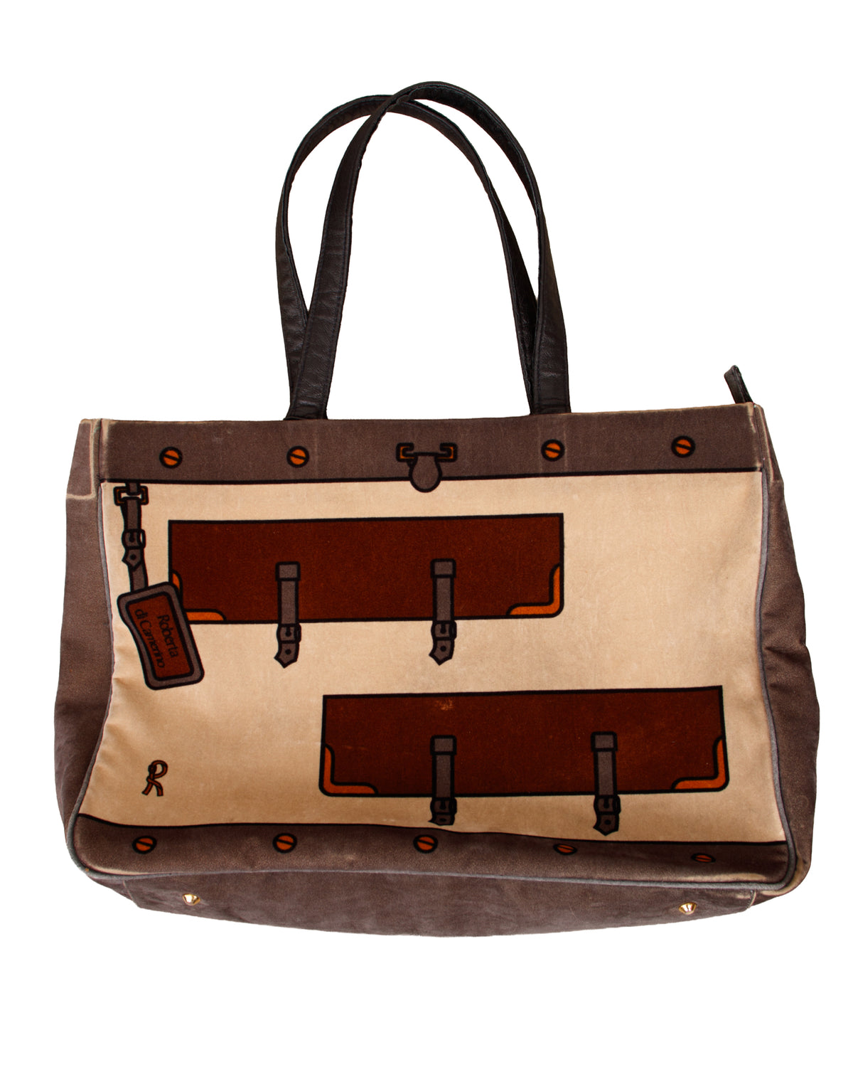 Roberta di Camerino Velvet Trompe L'Oeil Tote