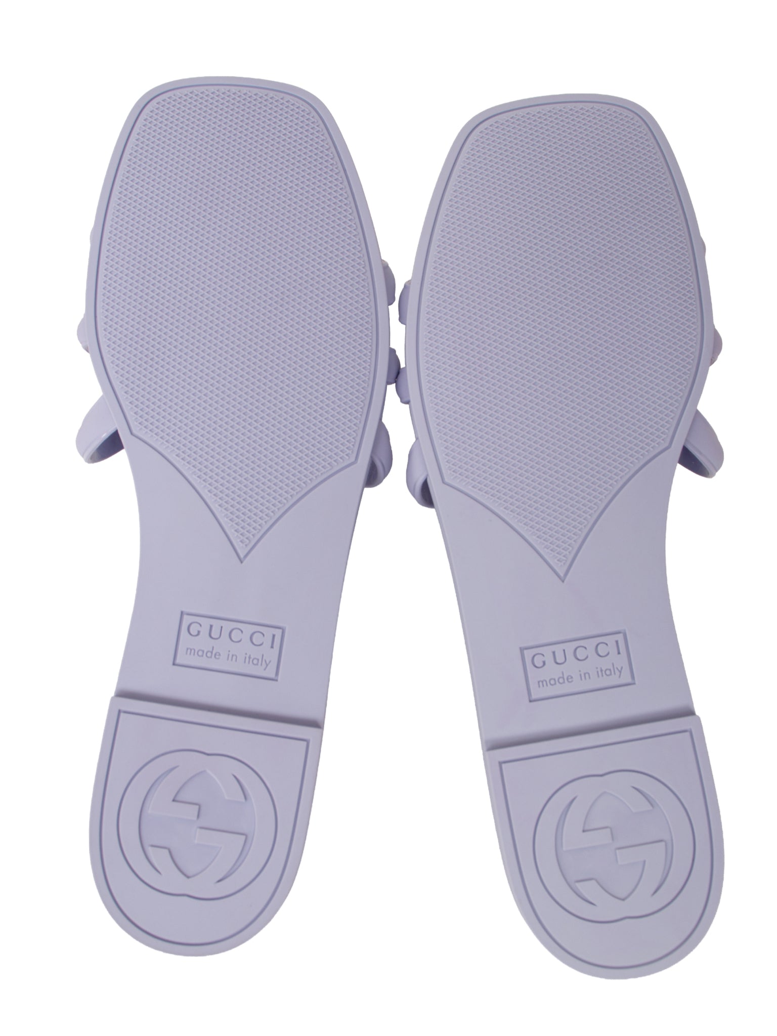 Gucci Interlocking G Rubber Slide Sandals
