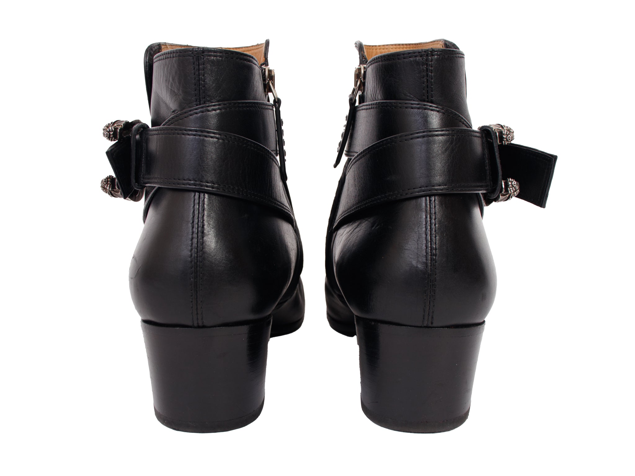 Gucci Dionysus Ankle Wrap Buckle Boots