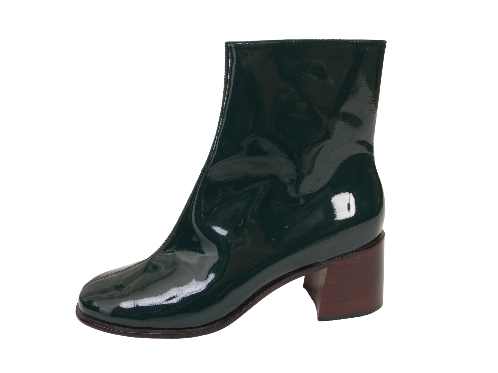 Rachel Comey Sugar Patent Leather Ankle Boots