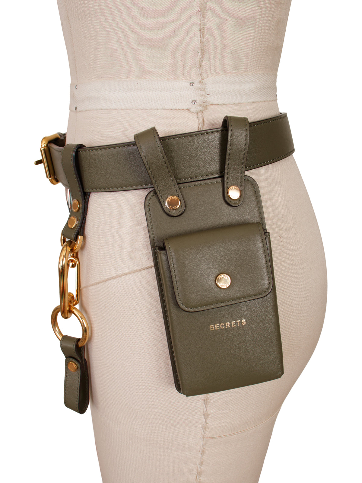 Fendi Leather Utility Belt Bag*