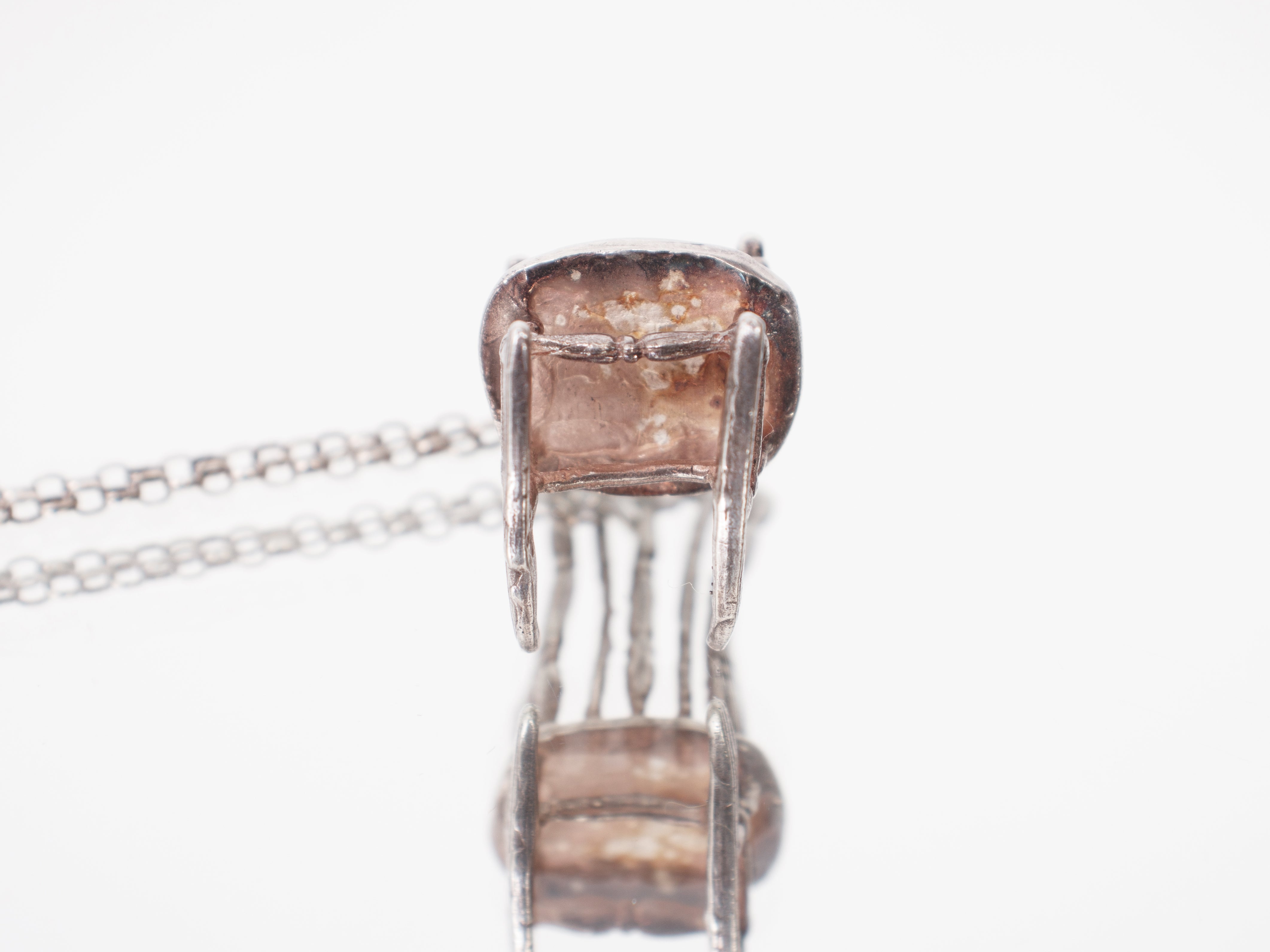 Sterling Rocking Chair Necklace