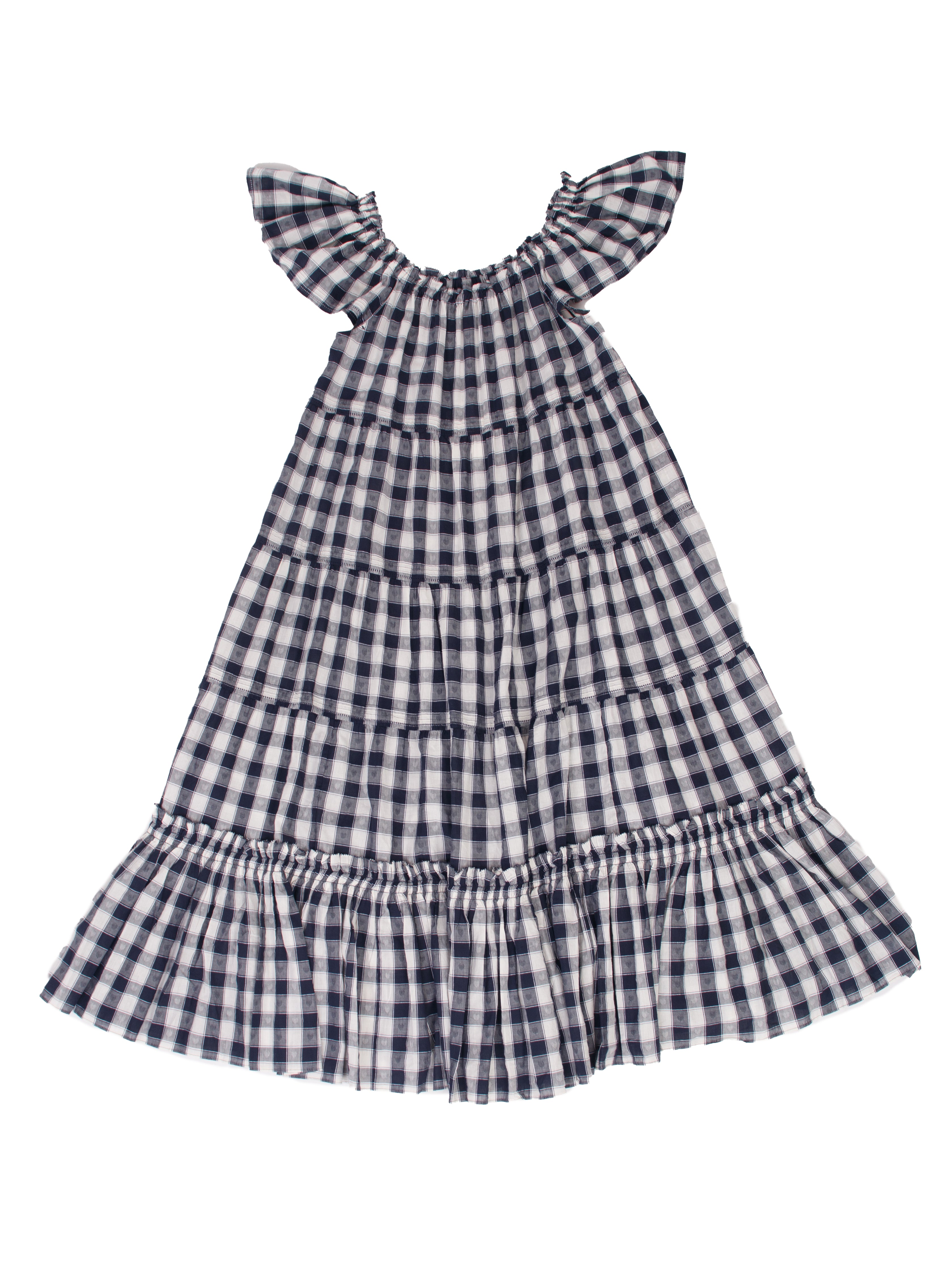 ミストレアス GinghamCheck HeartNeckTieredDress ミストレアス GinghamCheck HeartNeckTieredDress