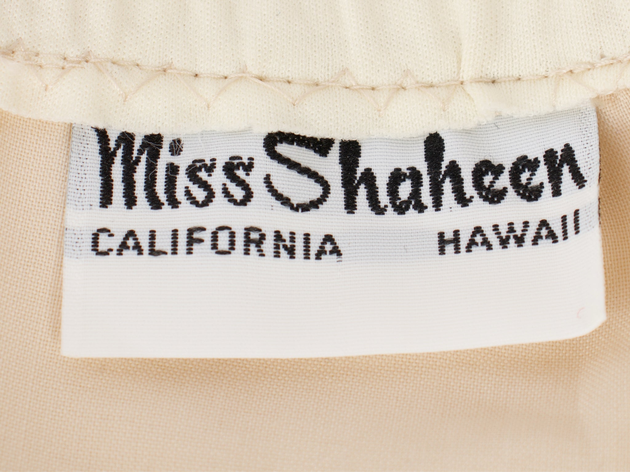 Miss Shaheen Egret Print Skirt