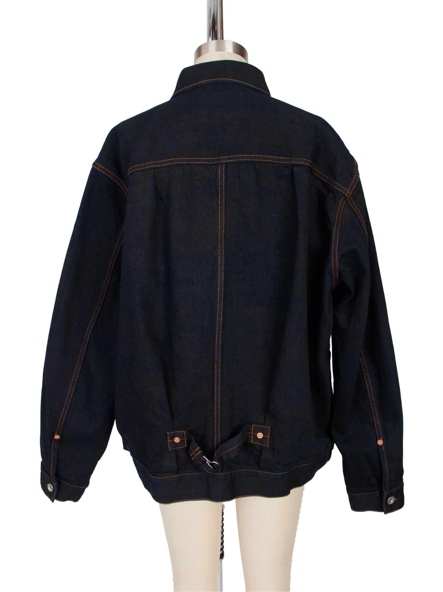 Sacai 3437 Dark Wash Denim Jacket